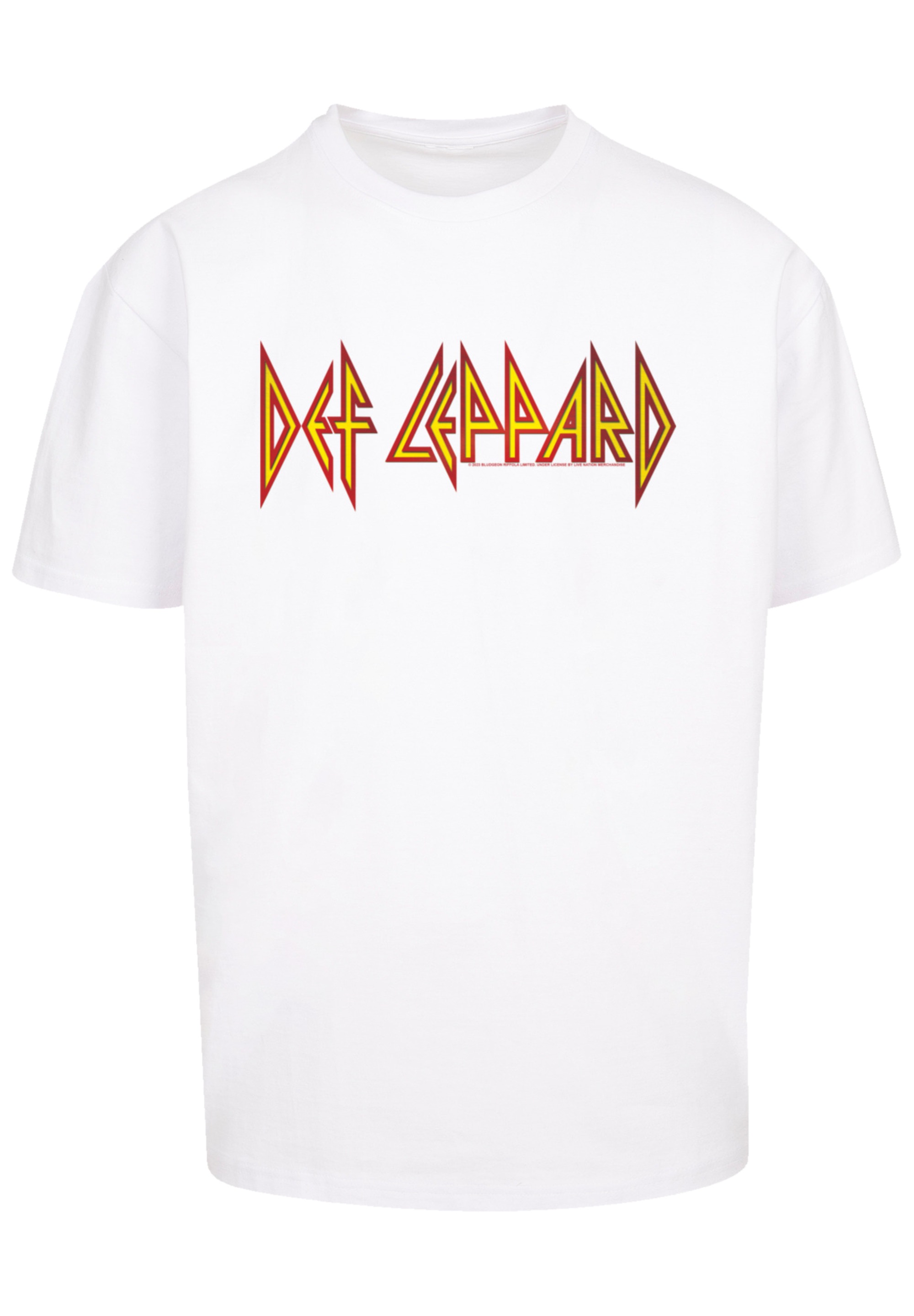 F4NT4STIC T-Shirt »Def Leppard Shatter Logo«, Premium Qualität