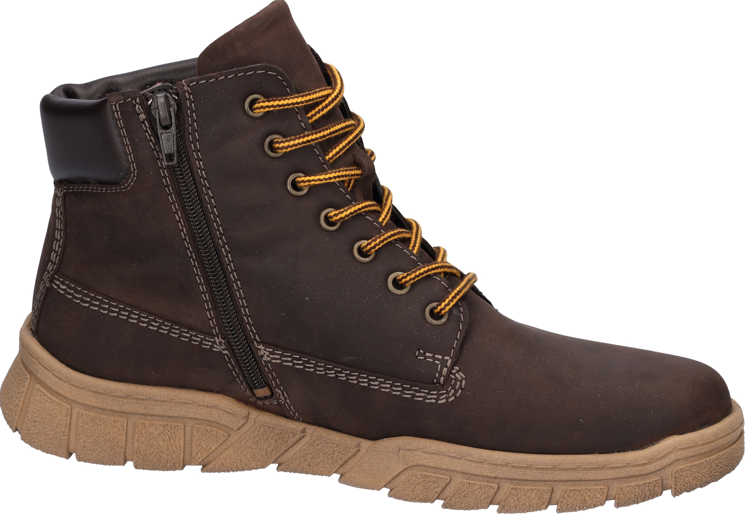 Waldläufer Winterboots »H-LINO«, Schnürboots, Bequemschuh mit Innenreißverschluss