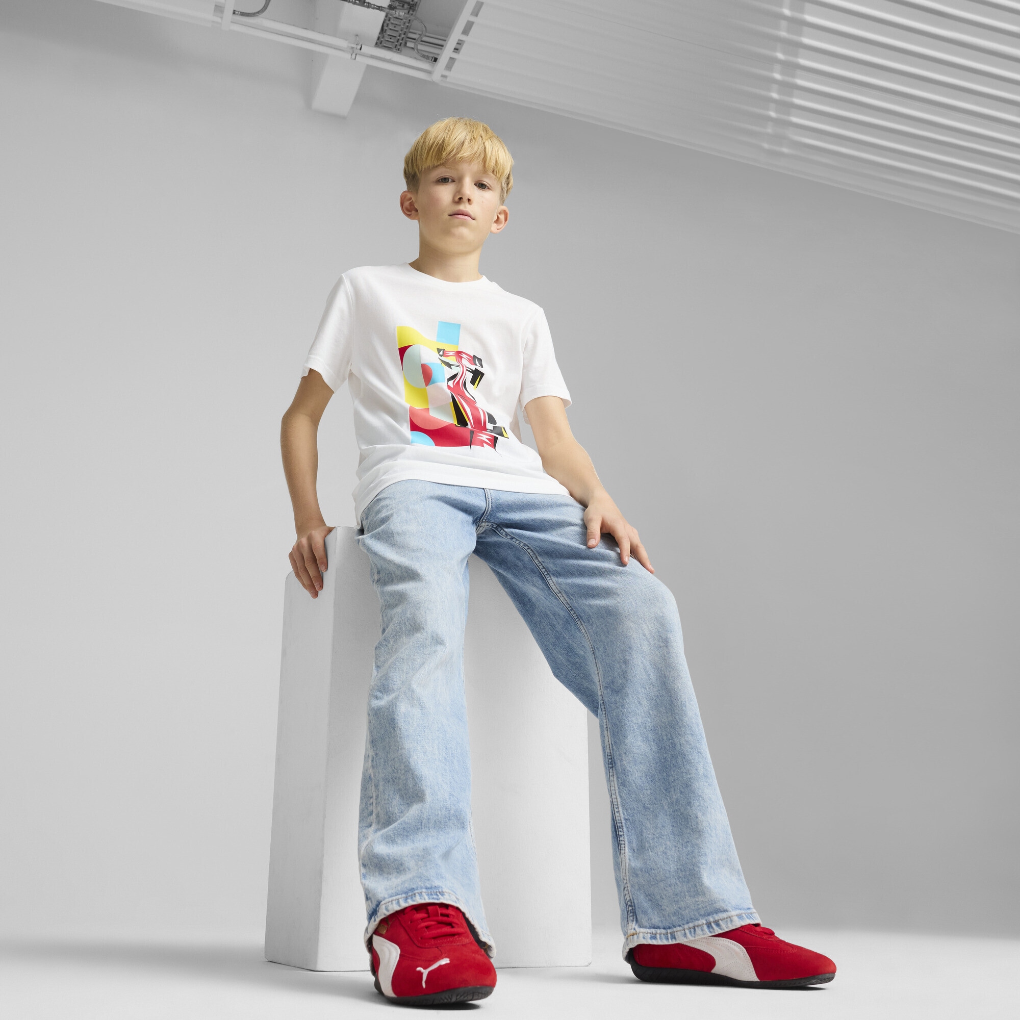 PUMA T-Shirt »Scuderia Ferrari HP Race Graphic T-Shirt Jugendliche«
