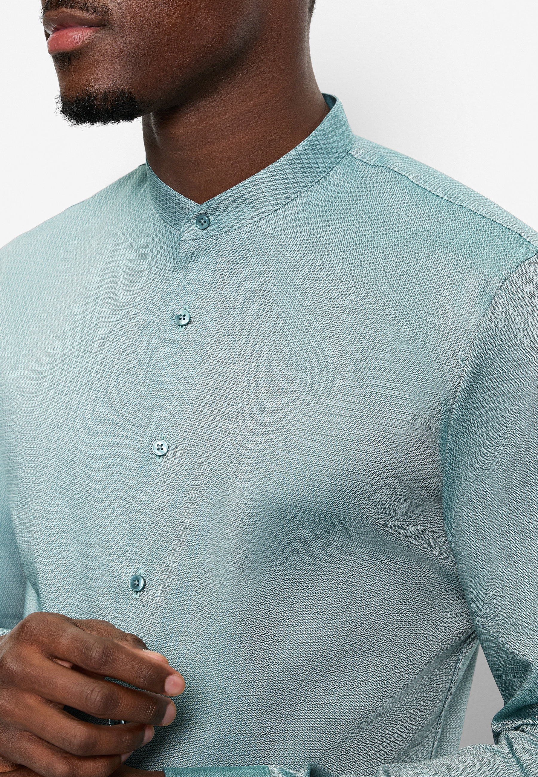 OLYMP Businesshemd »OLYMP No. Six, super slim, Stehkragen«