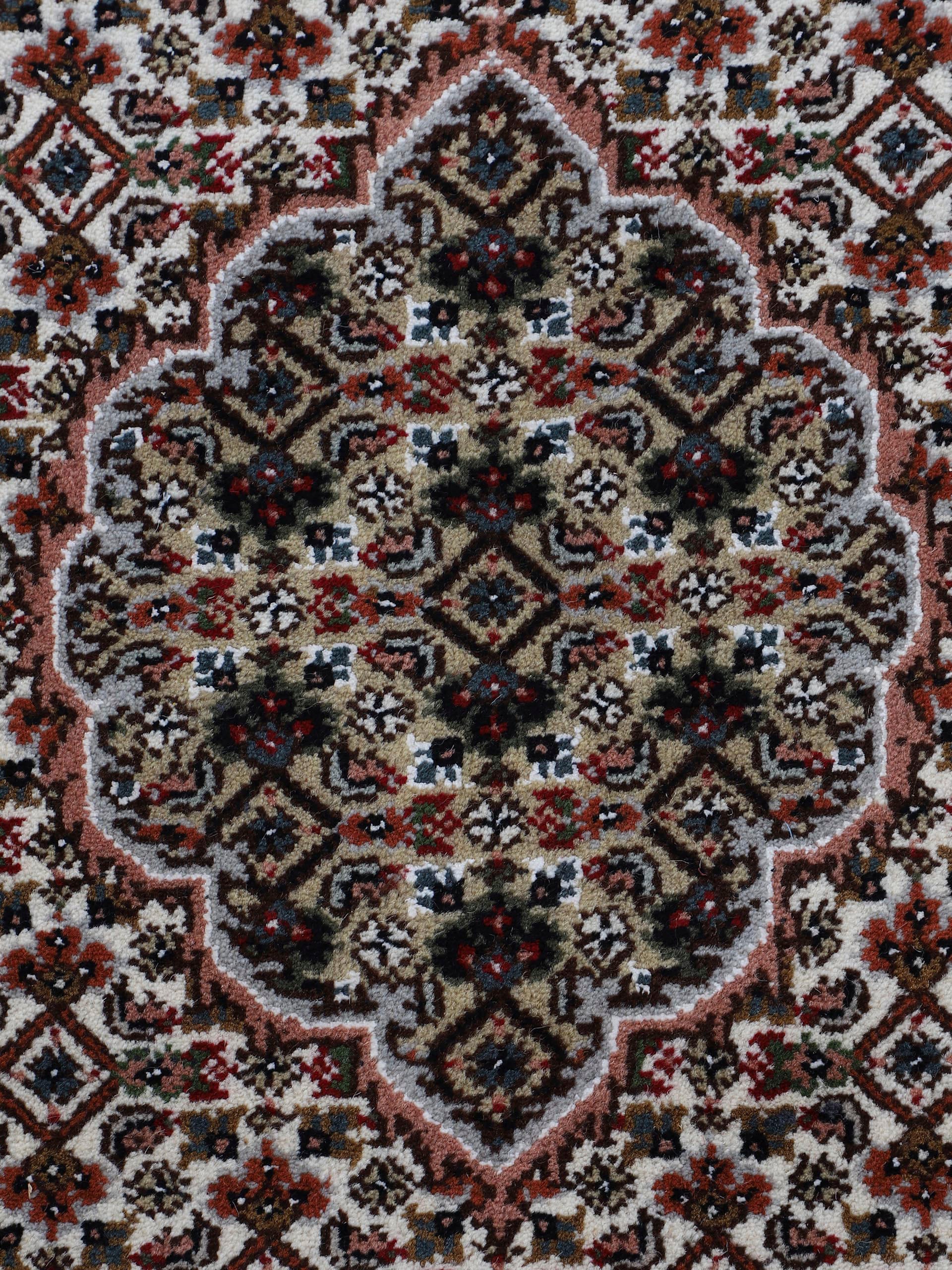Woven Arts Orientteppich »Orientteppich Tabriz Mahi«, rechteckig, 15 mm Höhe, handgeknüpft, Wohnzimmer, reine Wolle