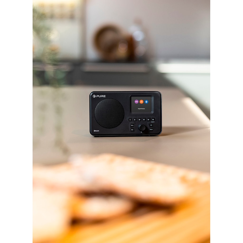 Pure Digitalradio (DAB+) »Elan One Portables-«, (Bluetooth Digitalradio (DAB+)-UKW mit RDS 2,5 W)