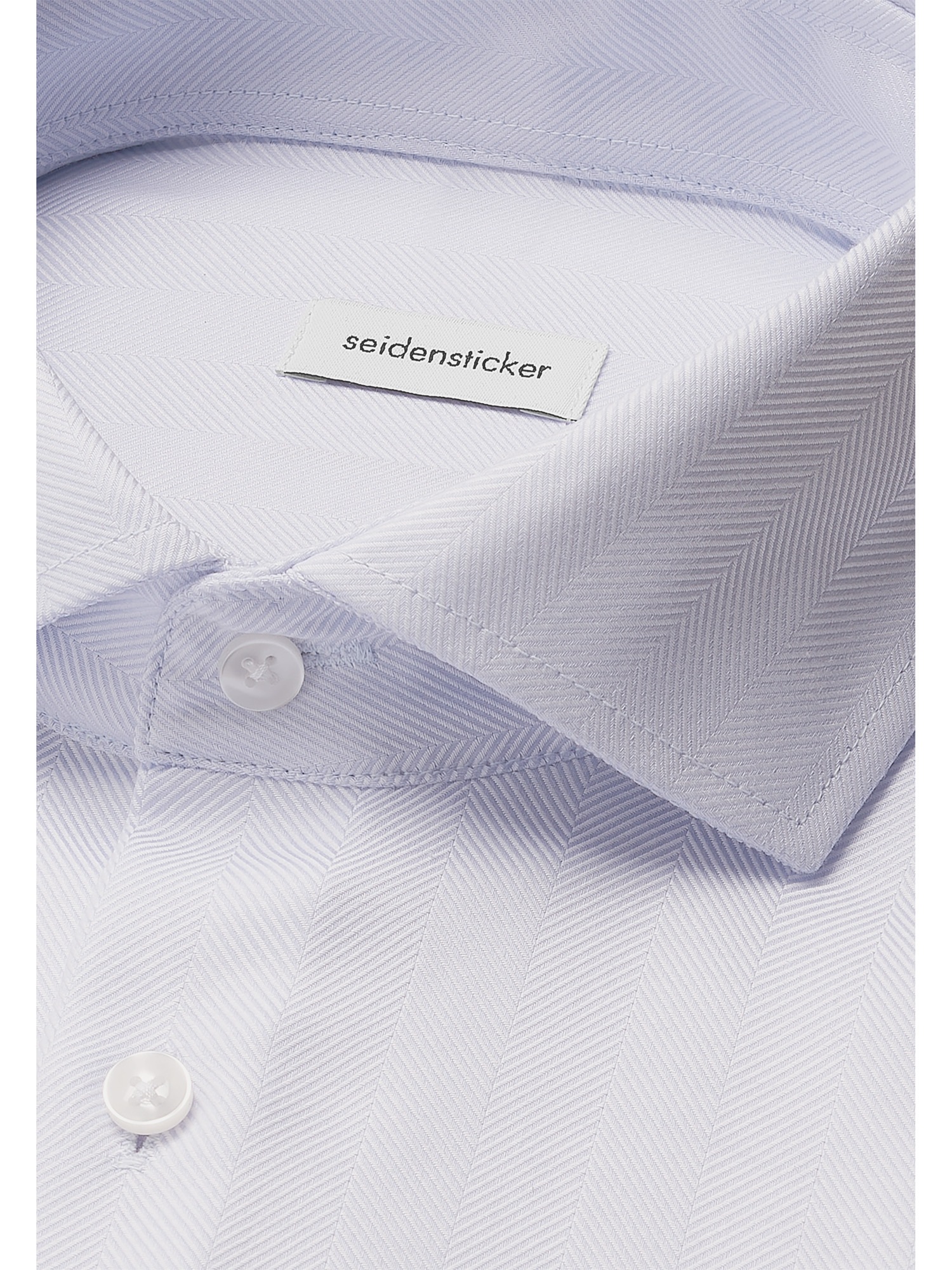 seidensticker Businesshemd »Schwarze Rose«, Regular 1/1 Kentkragen Fischgrat
