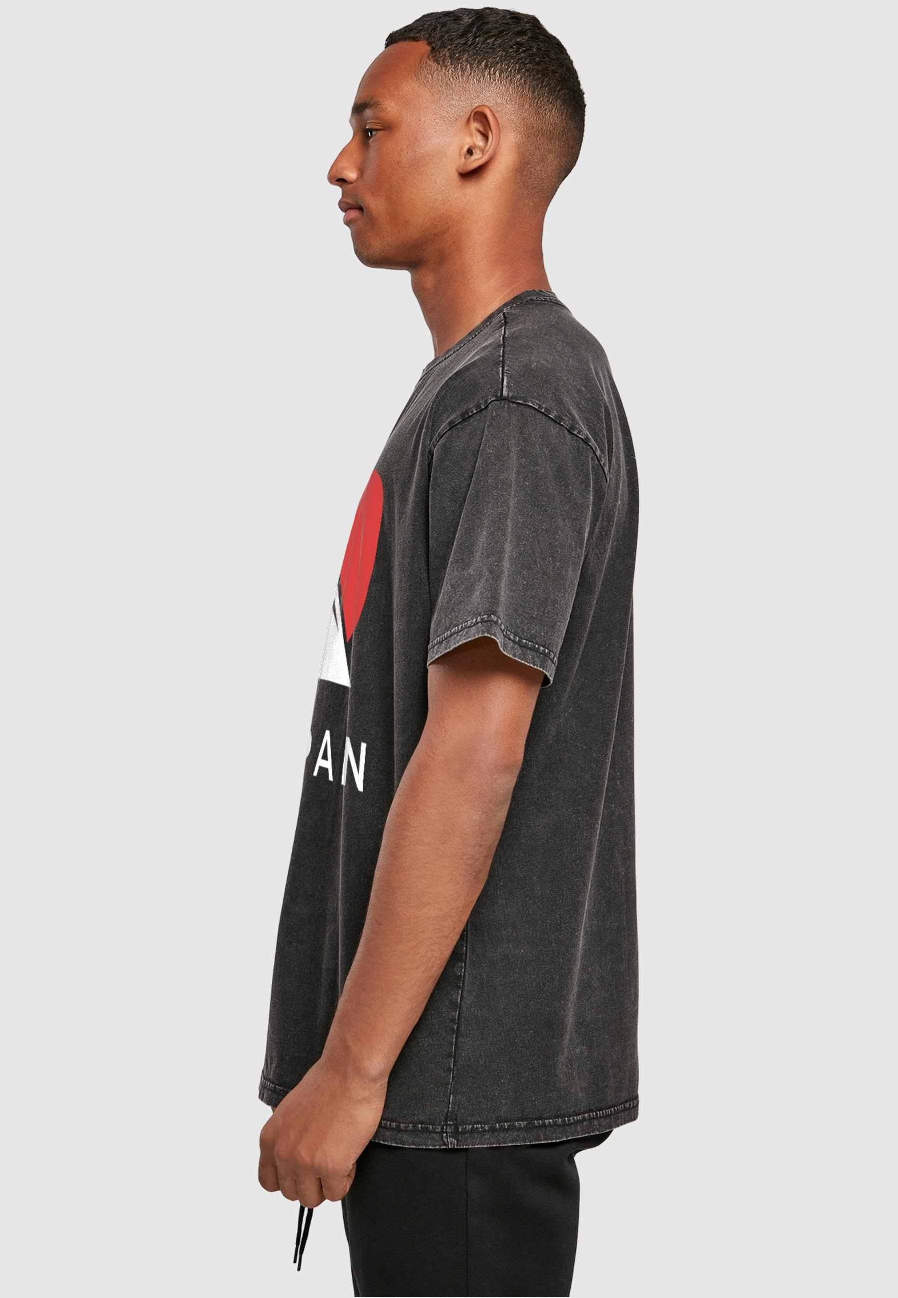 Merchcode T-Shirt »Merchcode Herren Japan X Acid Washed Heavy Oversize Tee«, (1 tlg.)