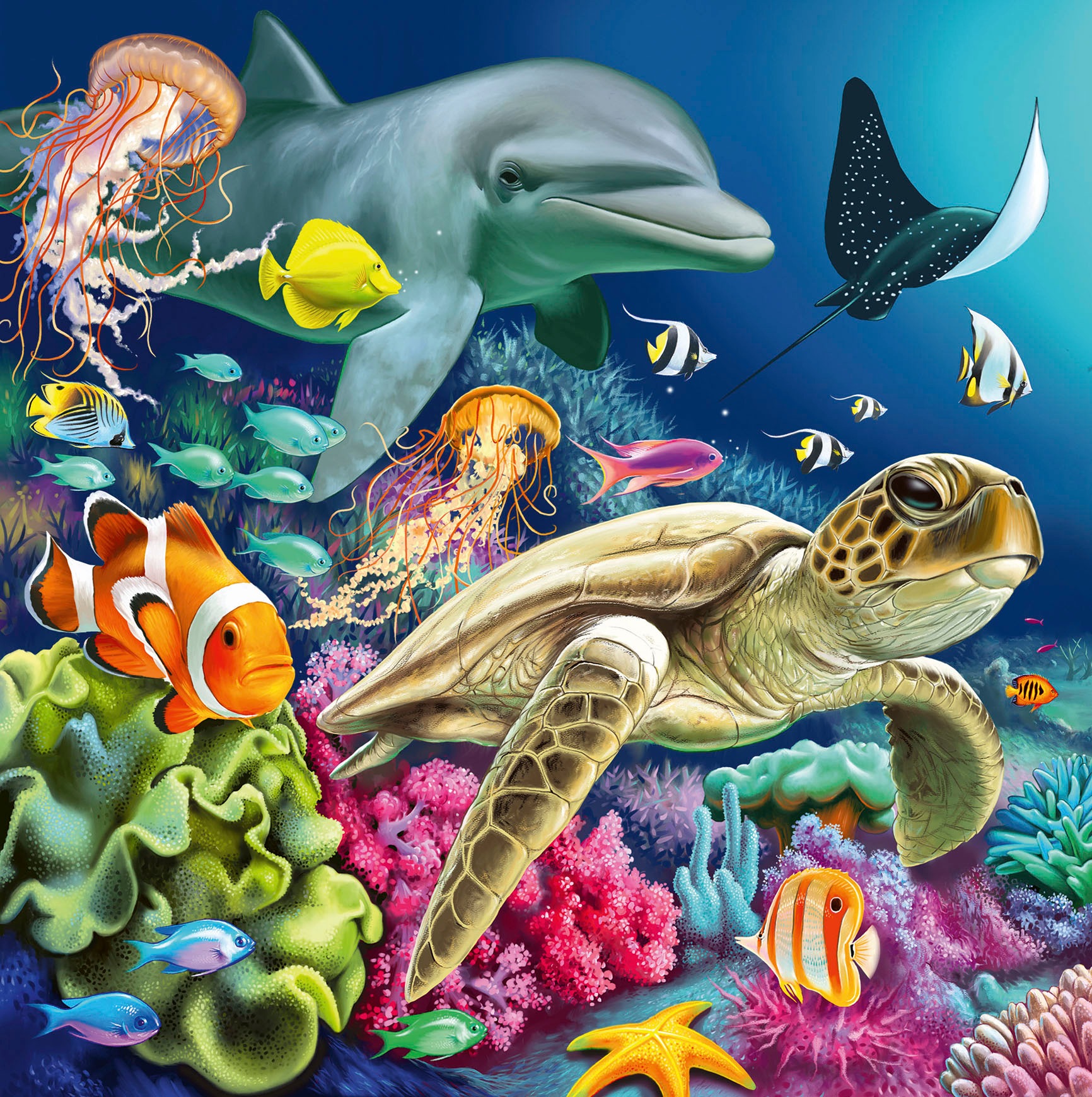Ravensburger Puzzle »Bezaubernde Unterwasserwelt«, Made in Europe