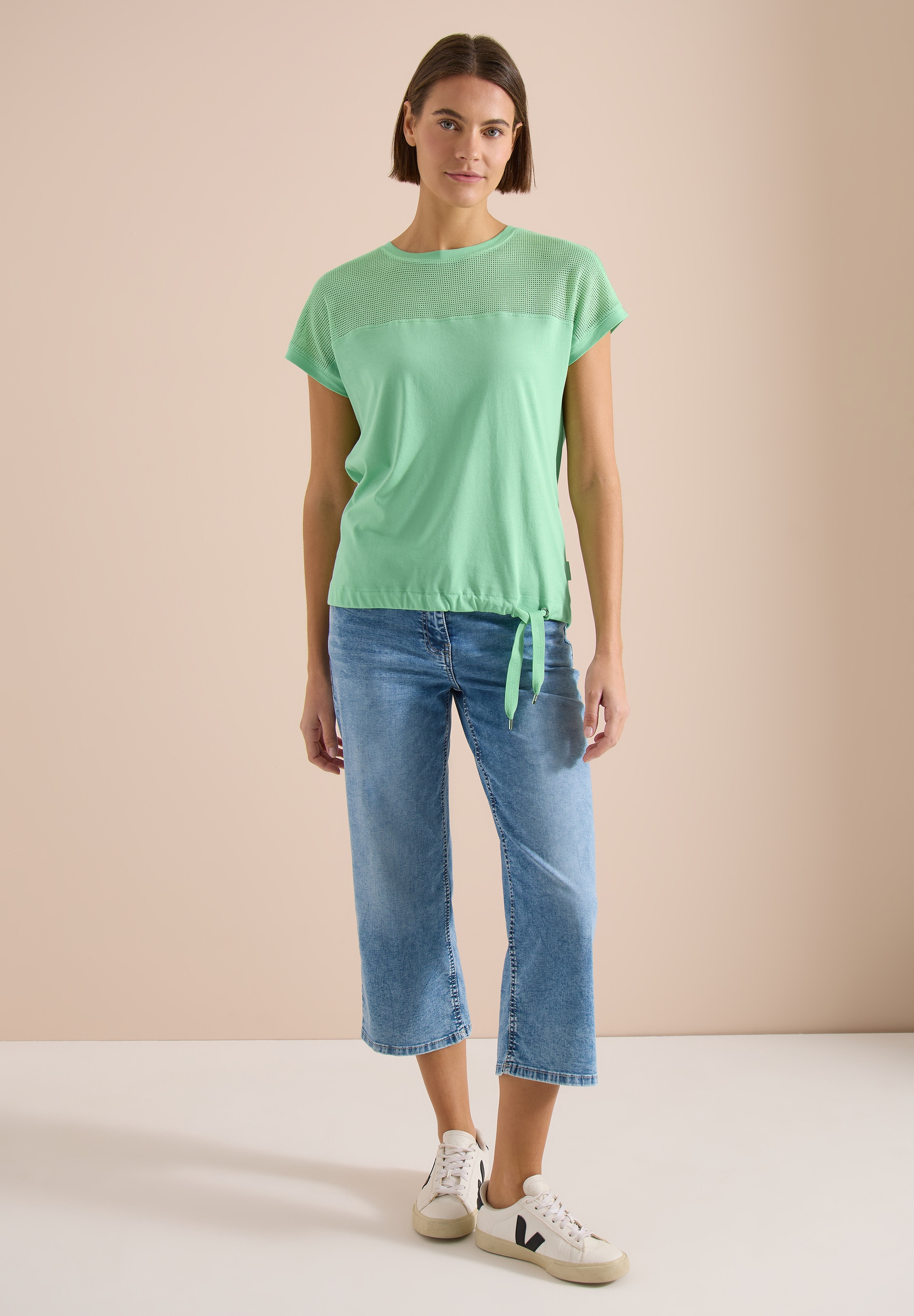 Cecil Blusenshirt im soften Baumwoll-Mix