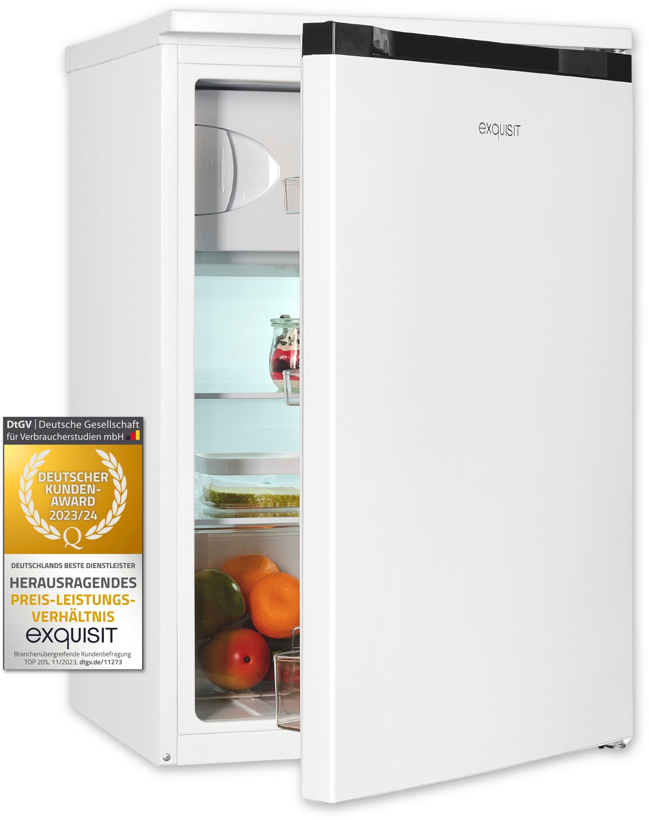 exquisit Kühlschrank »KS16-4-051C«, in bester Energieefizienz C, 107 Liter Volumen