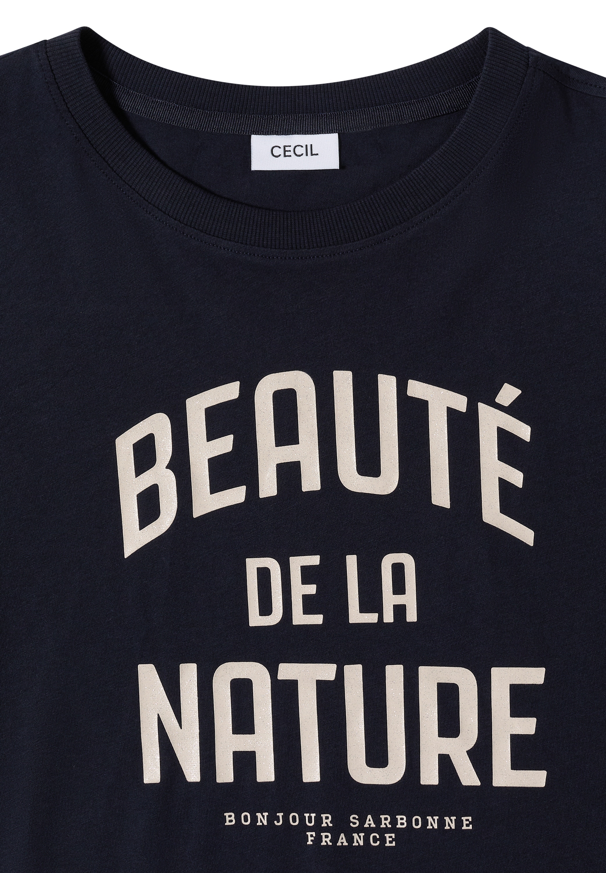 Cecil T-Shirt aus reiner Baumwolle