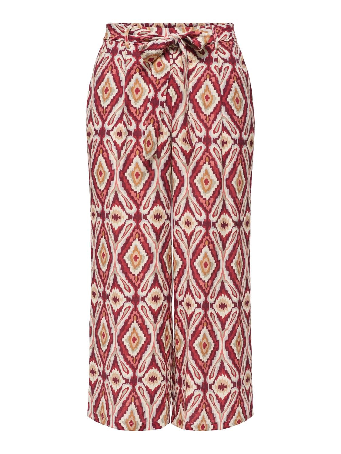ONLY Culotte "ONLMIKASI CULOTTE BELT PANTS WVN" Viskosemischung, regular fit