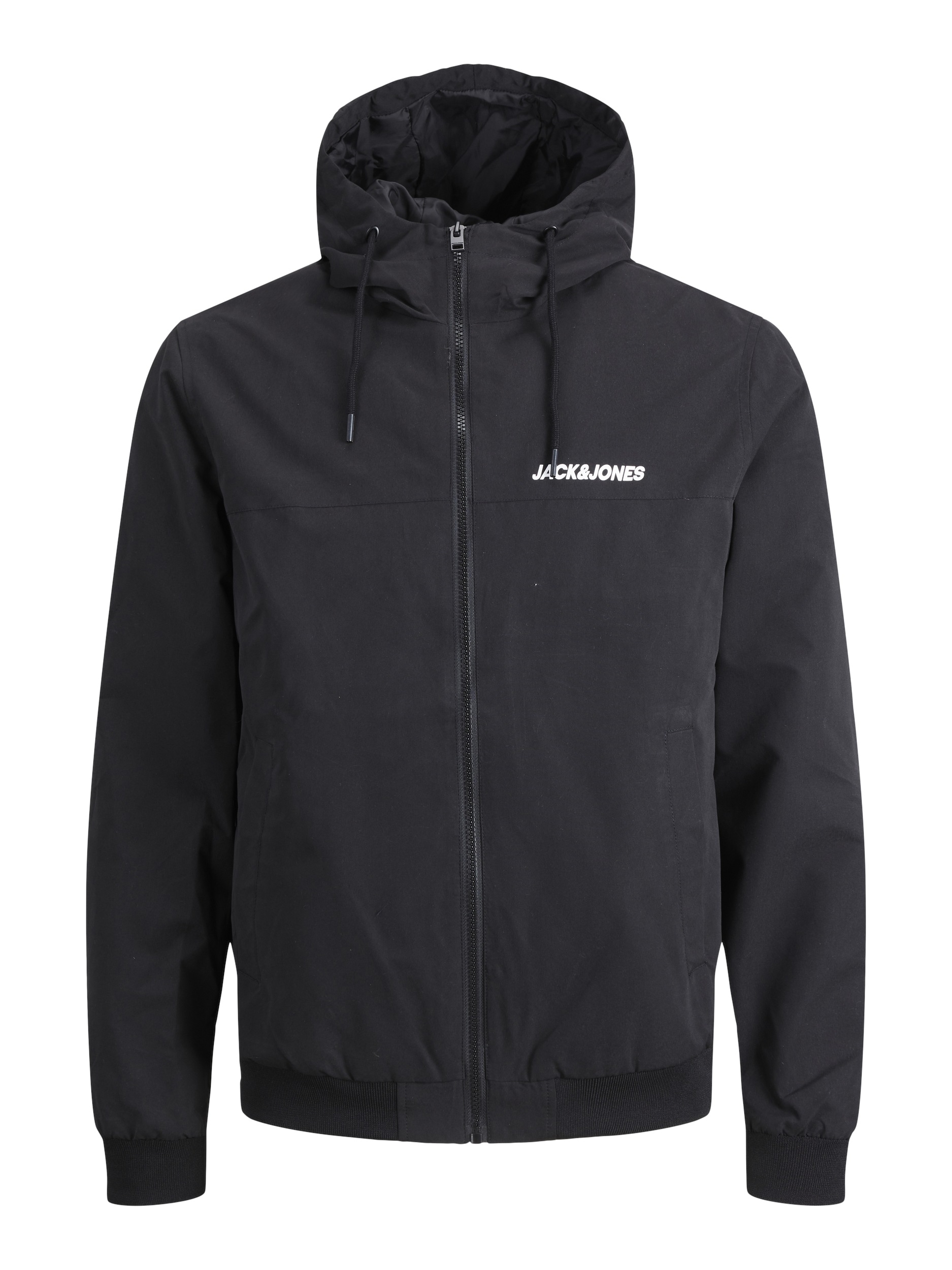 Jack & Jones PlusSize Bomberjacke »JJERUSH HOOD BOMBER NOOS PLS«, mit Kapuze, mit Logo Schriftzug