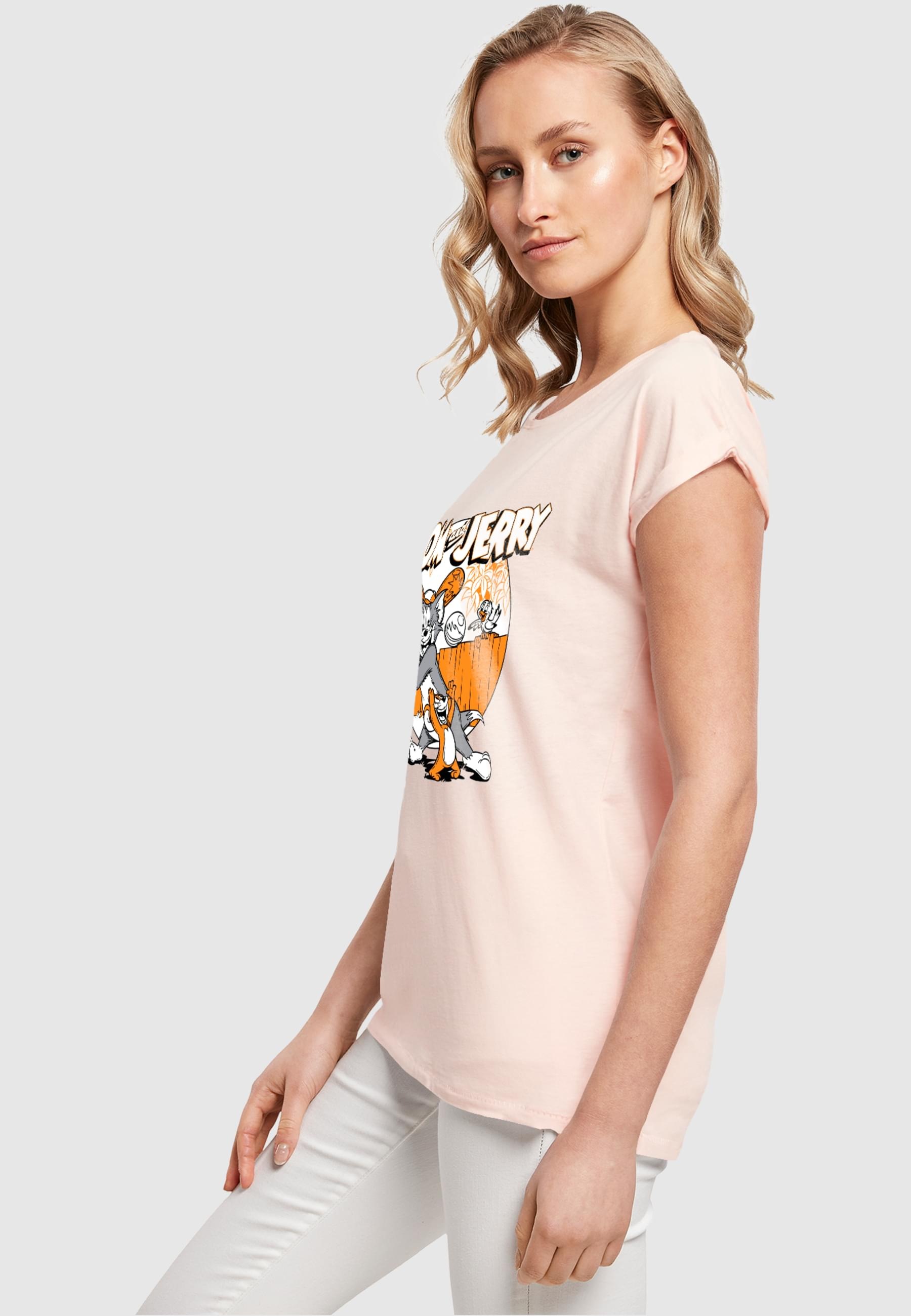 ABSOLUTE CULT T-Shirt »ABSOLUTE CULT Damen Ladies Tom and Jerry - Baseball T-Shirt«