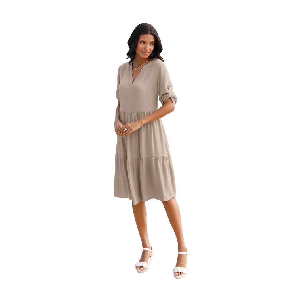 Classic Basics A-Linien-Kleid »Stufenkleid«