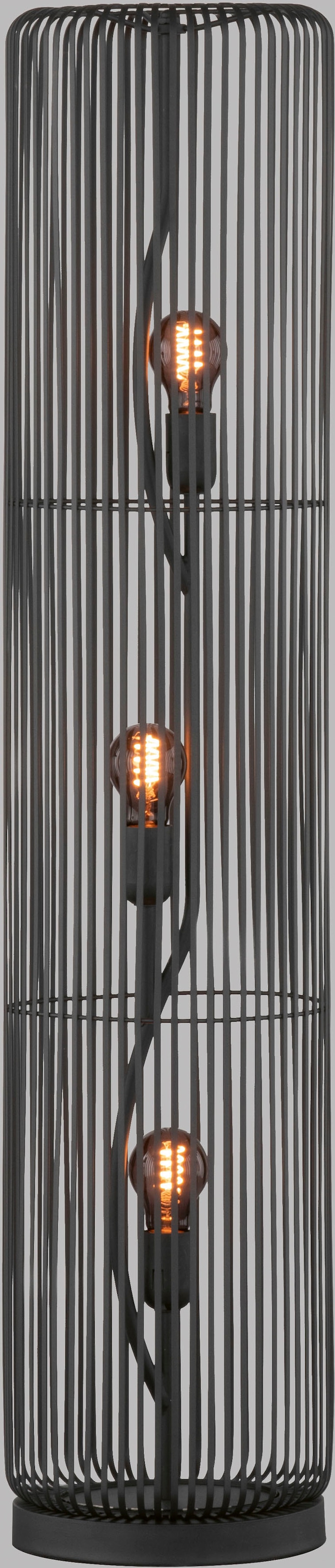 Watt, ohne 40 max. Stehlampe Leuchtmittel flammig-flammig, 3 | SCHÖNER BAUR 3x »Cage«, WOHNEN-Kollektion E27