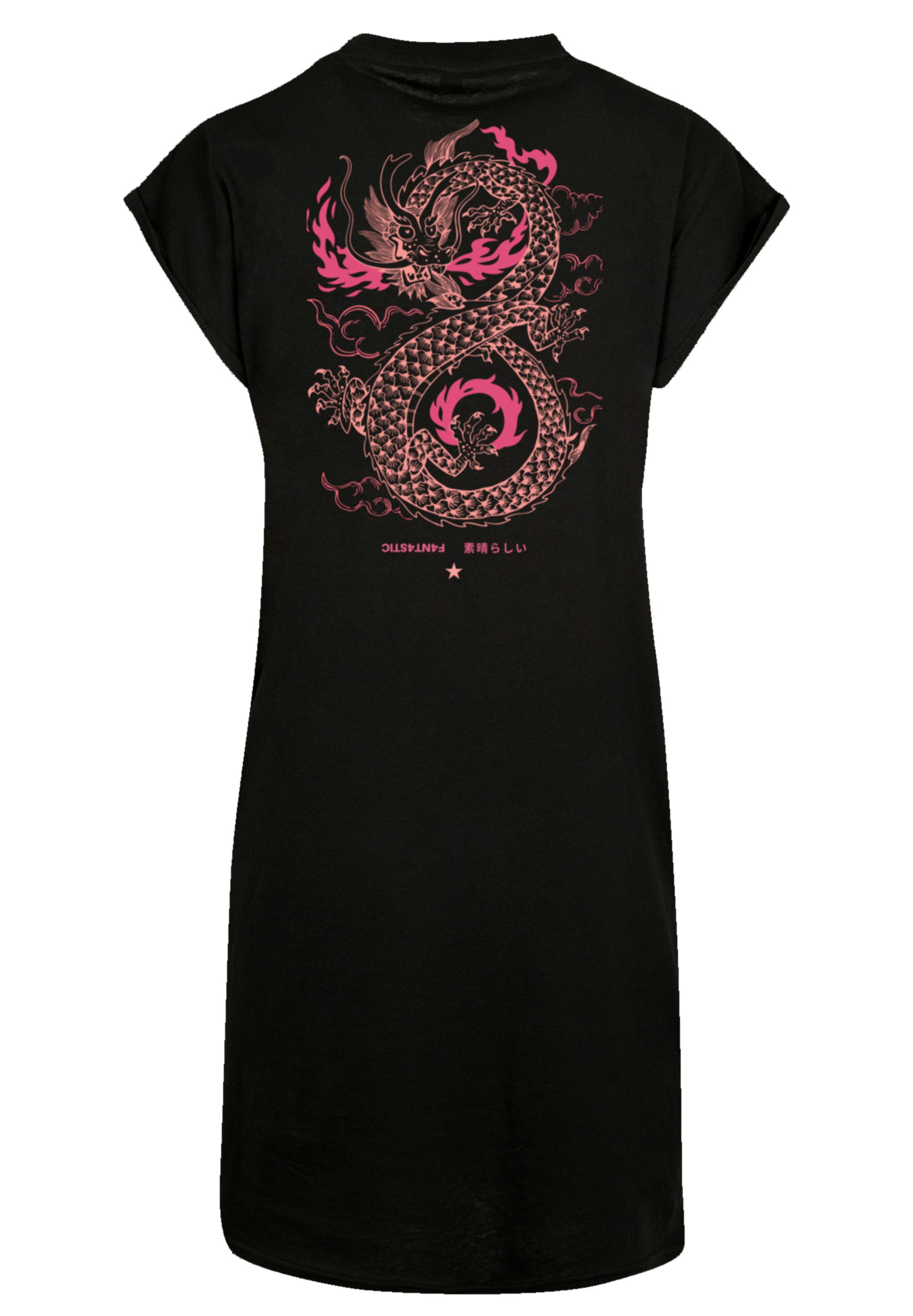 F4NT4STIC Shirtkleid »Drachen Feuer«, Print