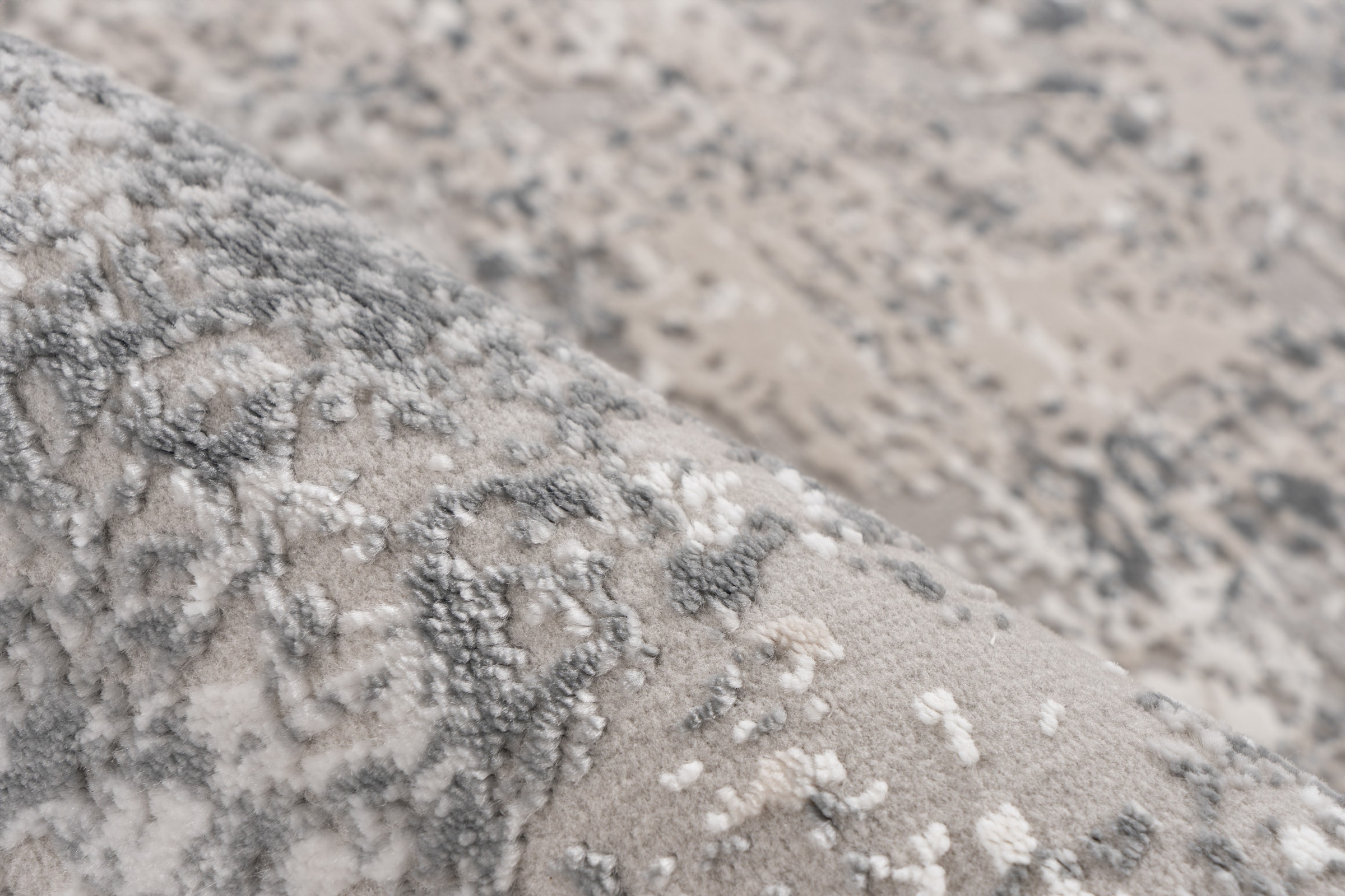 Kayoom Teppich »Stage 725« rechteckig 11 mm Höhe weicher Kurzflor, Struktur, Wohnzimmer