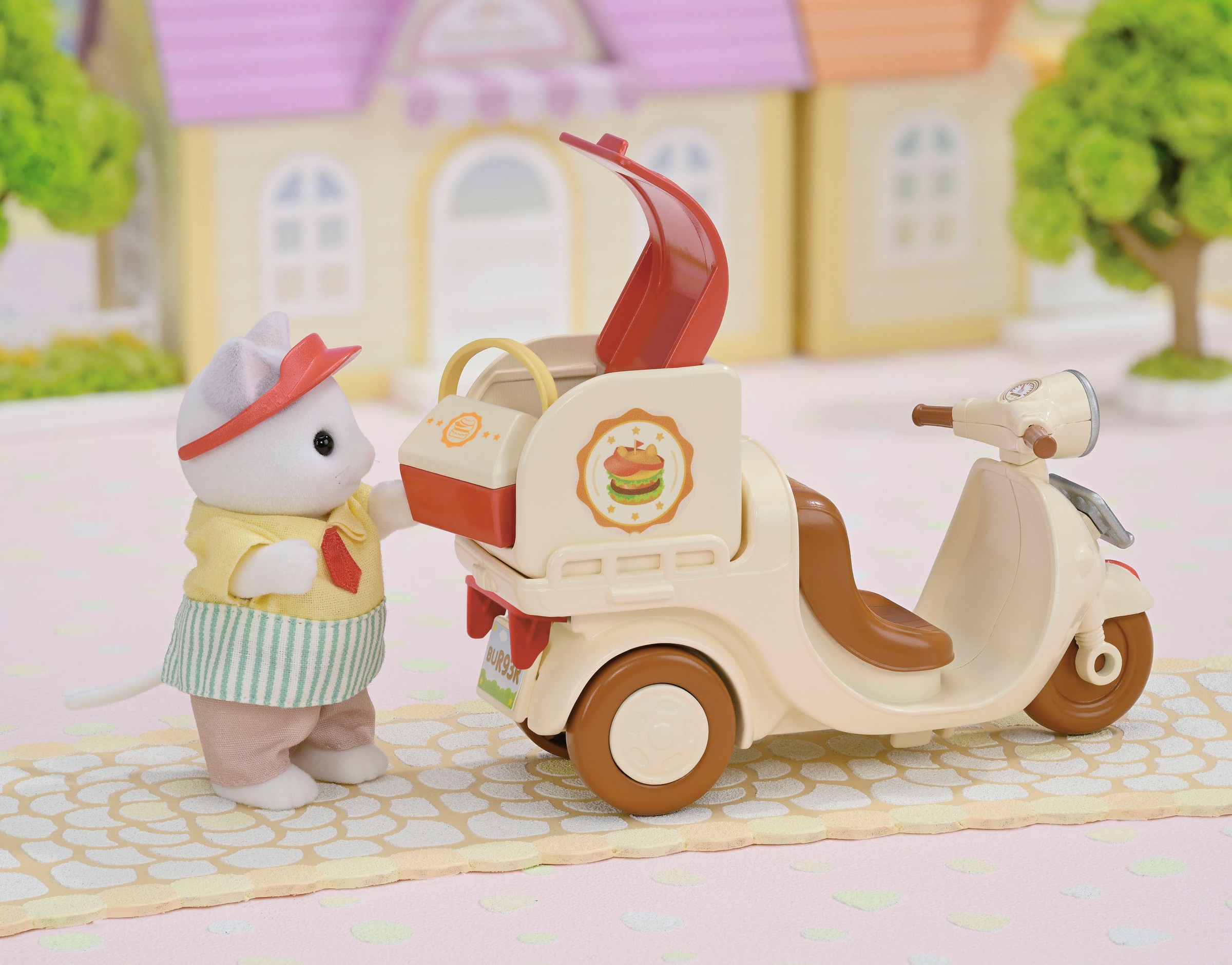 Sylvanian Families Spielwelt »Mobiler Hamburger Imbiss mit Figur«
