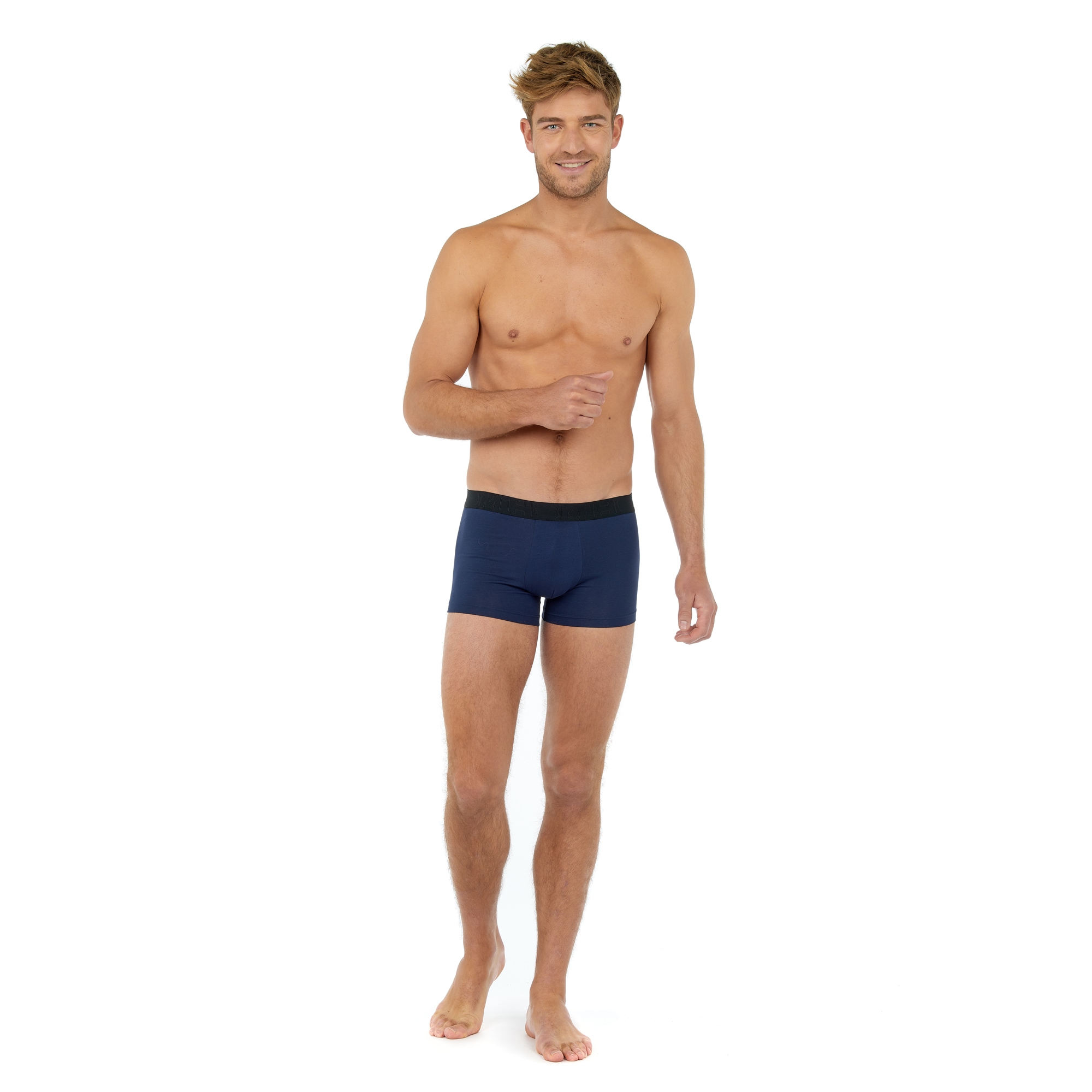 Hom Boxershorts »Tonal« 3er Pack,  Cotton-Mix, elastisch,