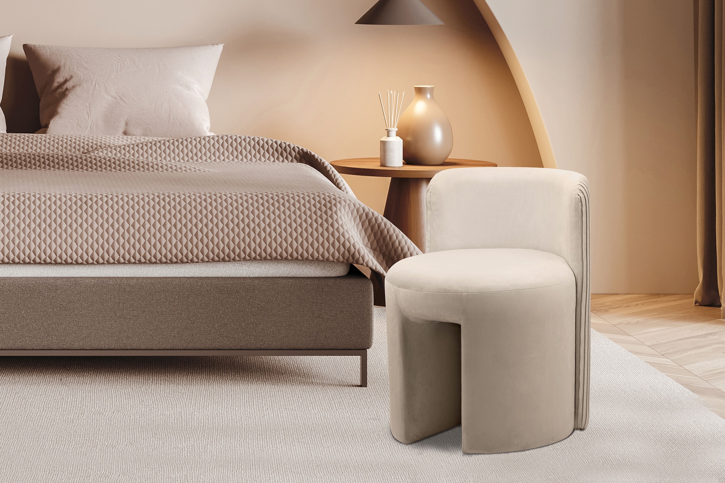 Kayoom Sitzhocker "Hocker Curvy 125, TOPSELLER", (1 St.) günstig online kaufen