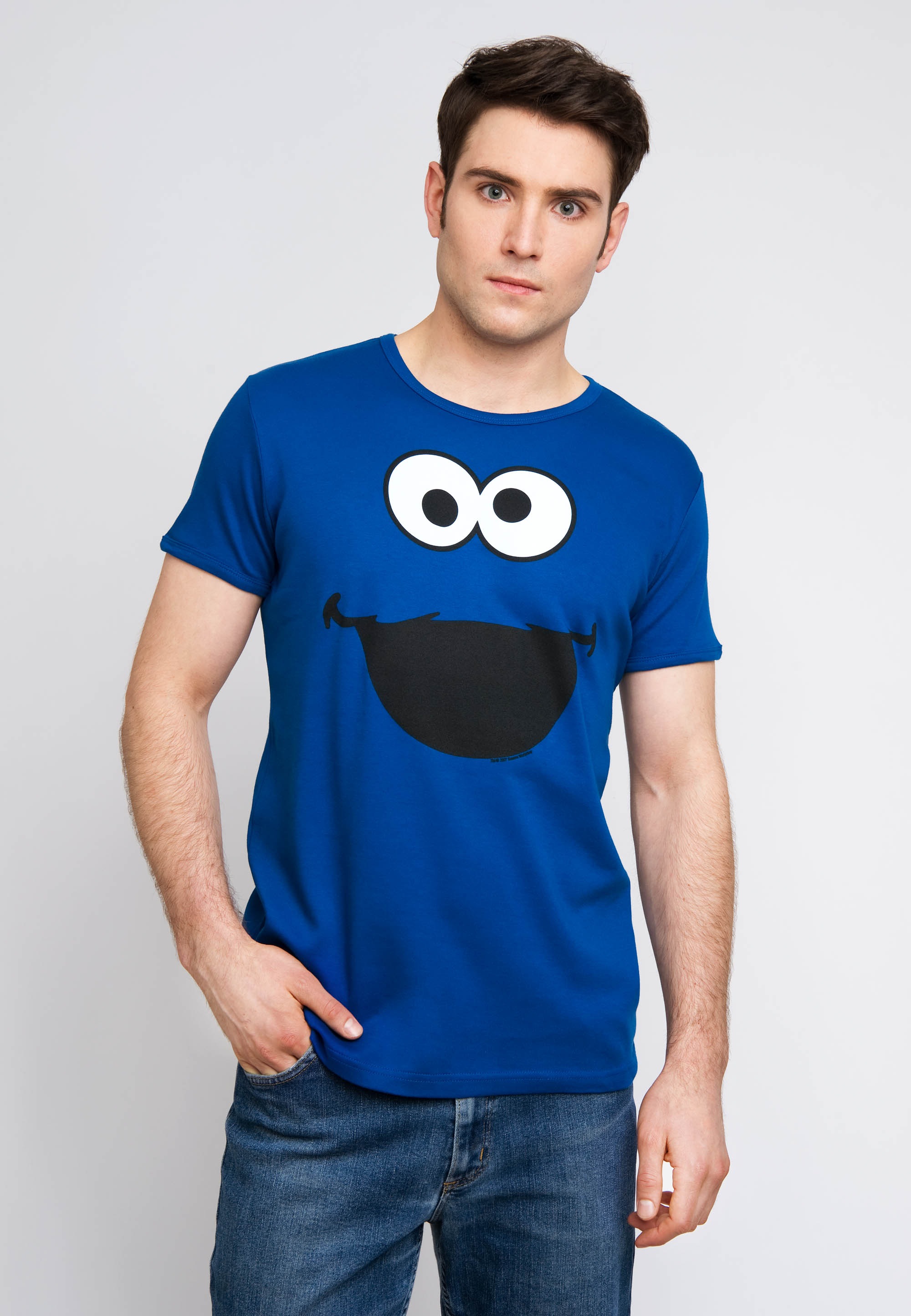 LOGOSHIRT T-Shirt »Krümmelmonster«, mit niedlichem Print