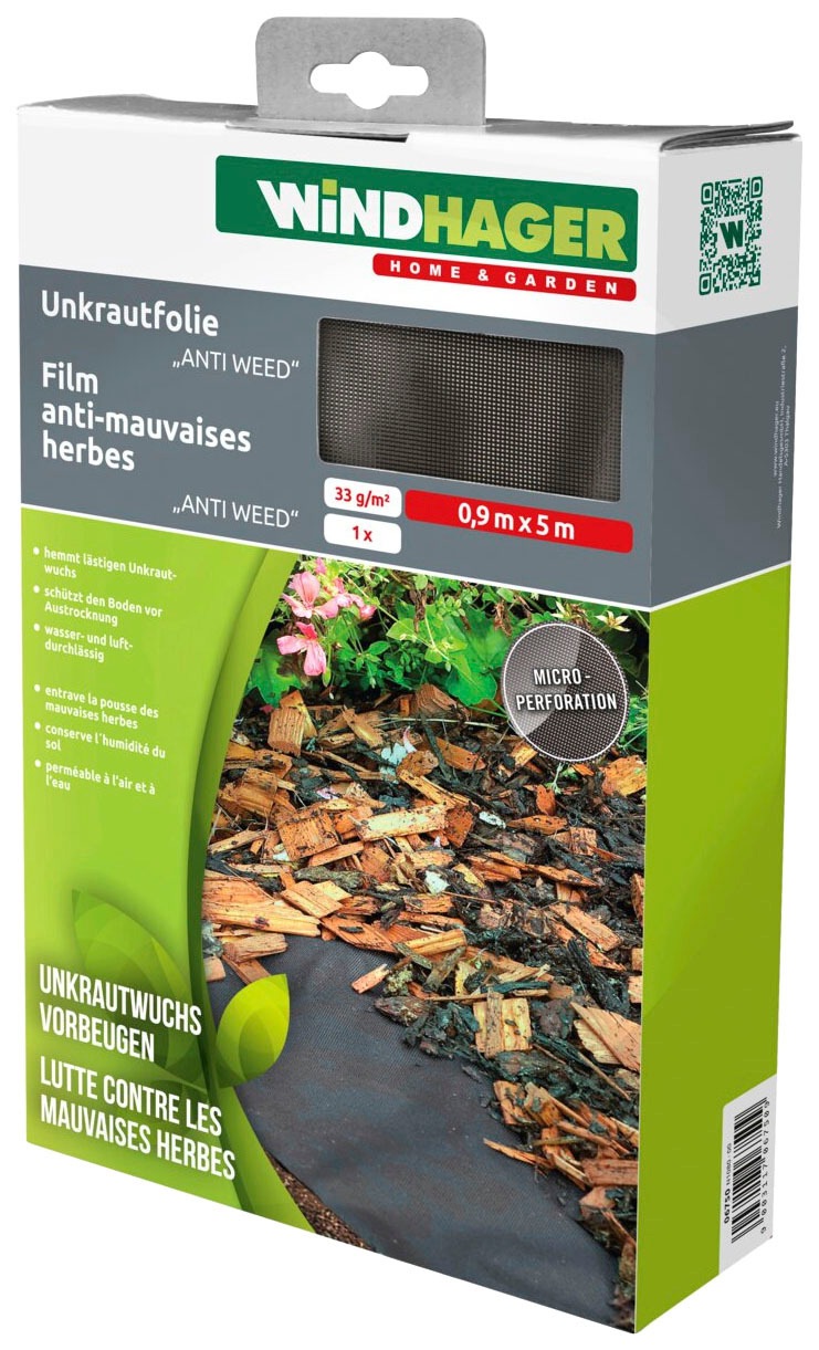 Windhager Unkrautvlies »ANTIWEED«, Unkrautfolie, 5x0,9 m