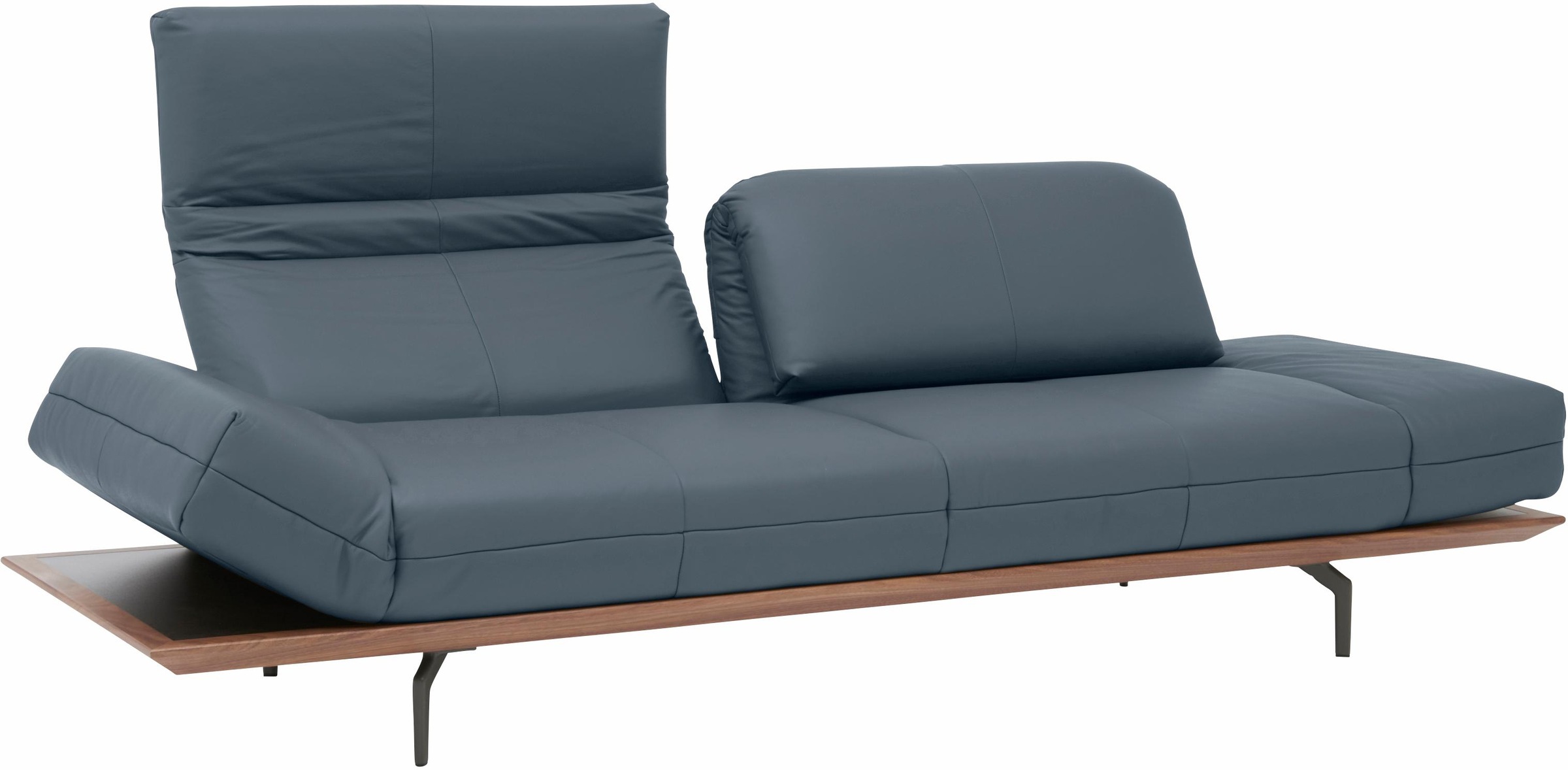 Creation BY ROLF BENZ 4-Sitzer »CR.420, Designsofa, Loungesofa«, in 2 Qualitäten, Holzrahmen in Eiche Natur oder Nußbaum, Breite 252 cm
