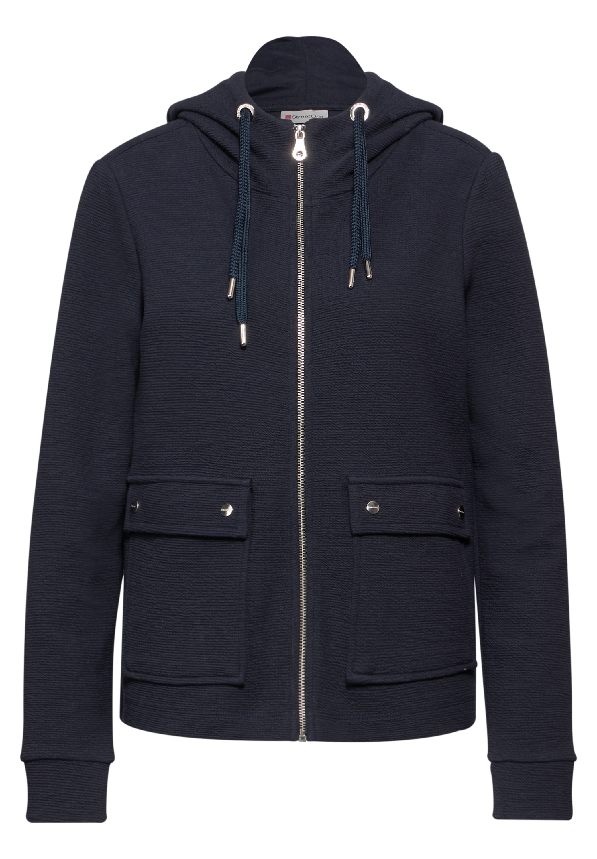 STREET ONE Sweatjacke, mit Kapuze
