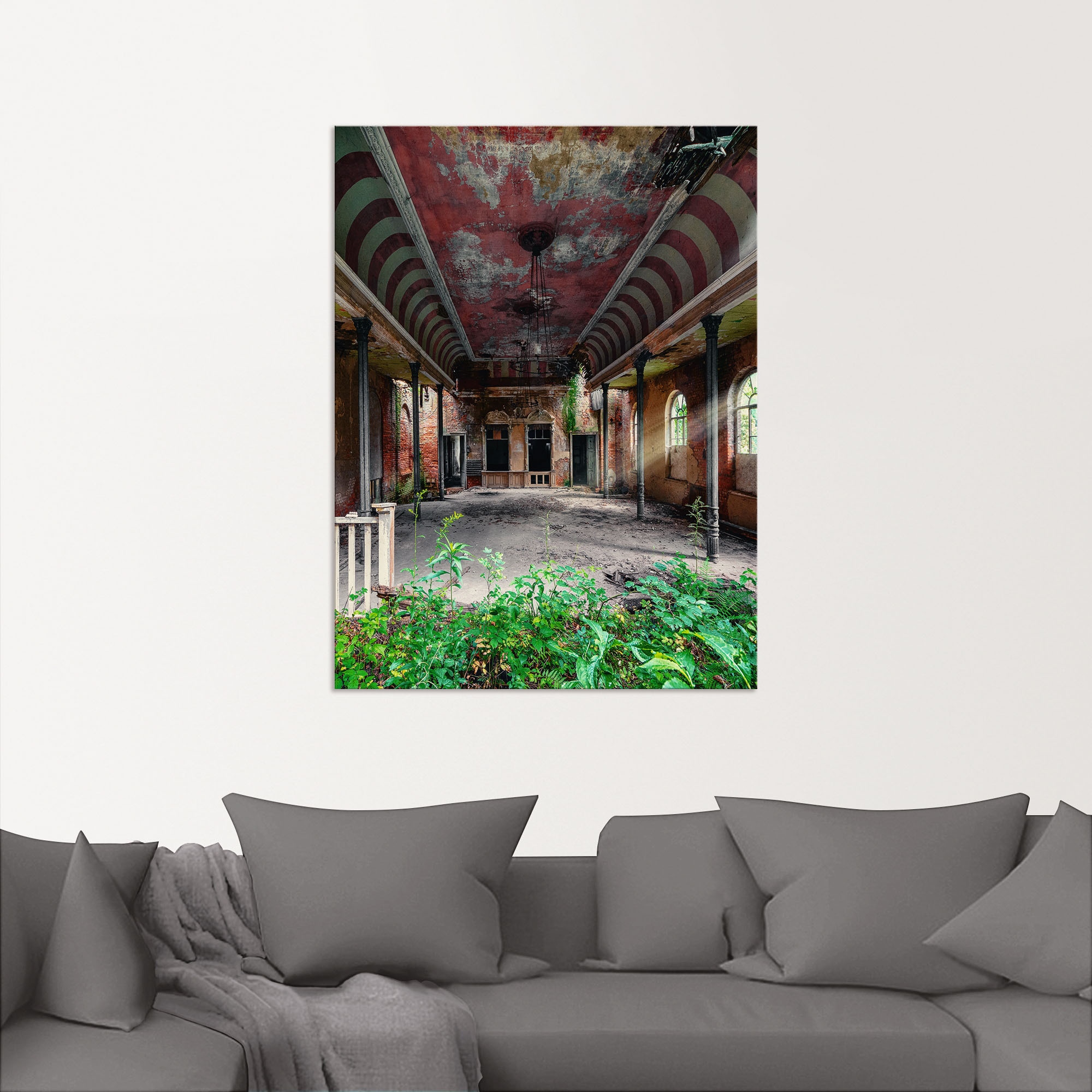 Artland Wandbild "Lost Place - Tanzsaal Ballsaal", Gebäude, (1 St.), als Al günstig online kaufen