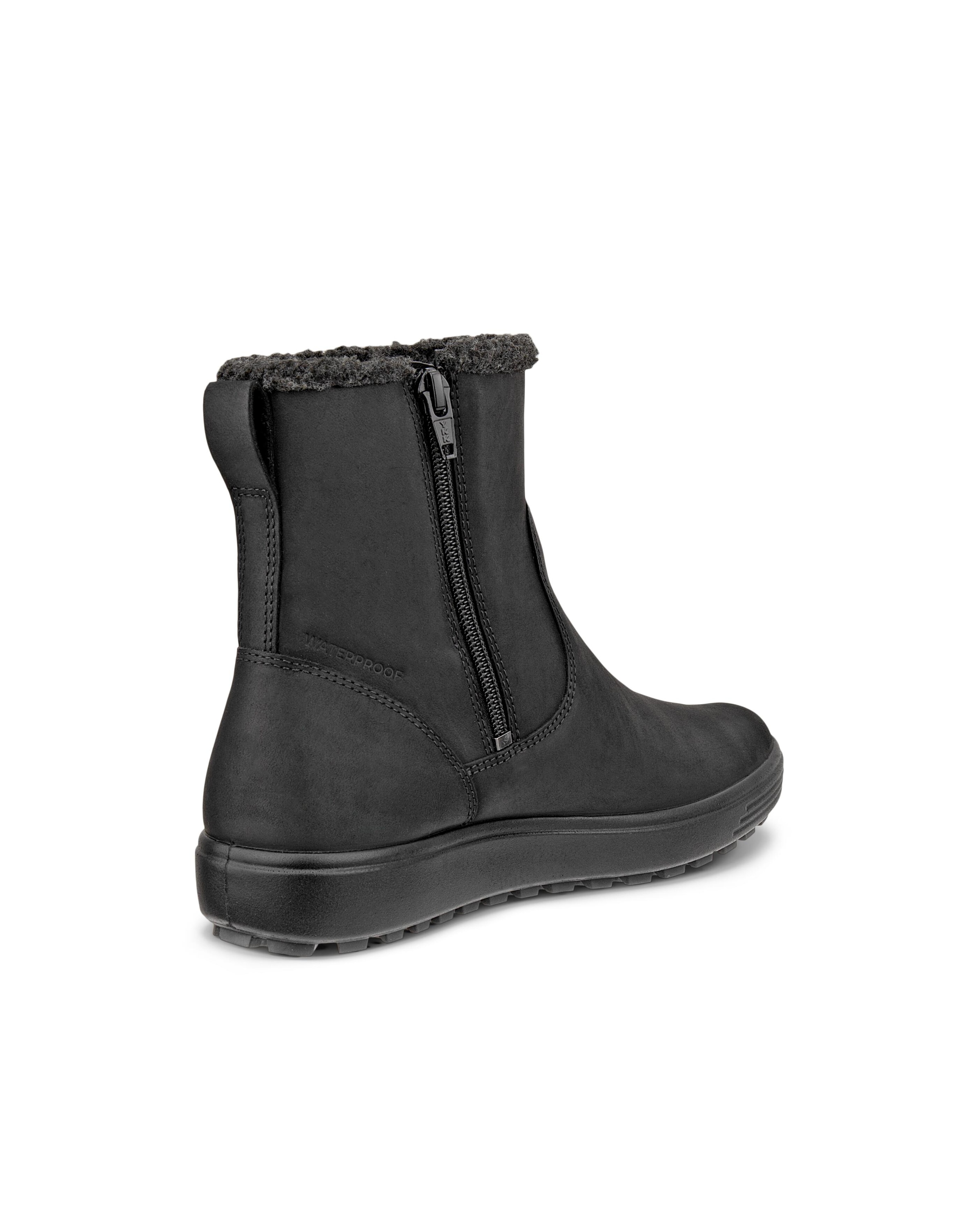 Ecco Reißverschlussstiefel »ECCO SOFT 7 TRED«  Klassik-Winterboots mit Profilsohle, waterproof