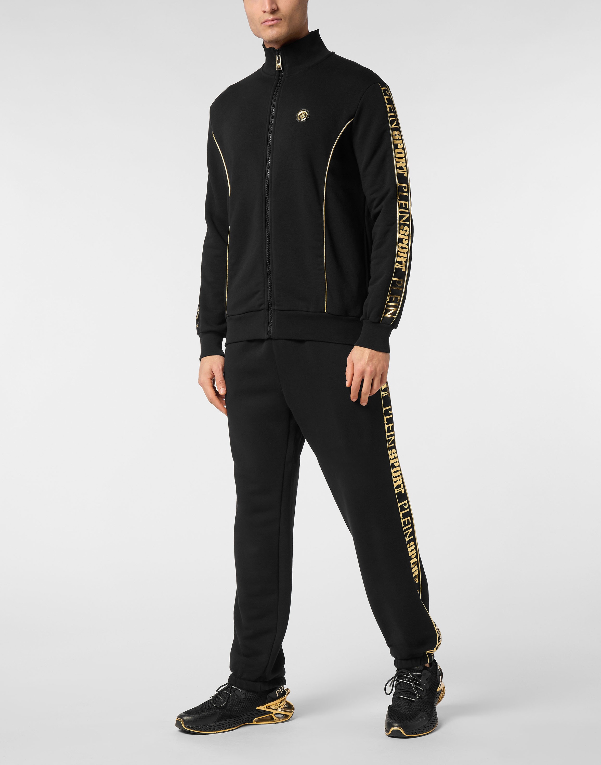 PLEIN SPORT Yoga-Sweatjacke »Tracksuit Sweatshirt Laminated«