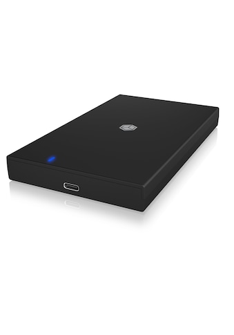 Festplatten-Gehäuse »2,5 SATA III zu USB 3.2 Gen 1 Type-A Adapter, Status LED, schwarz«