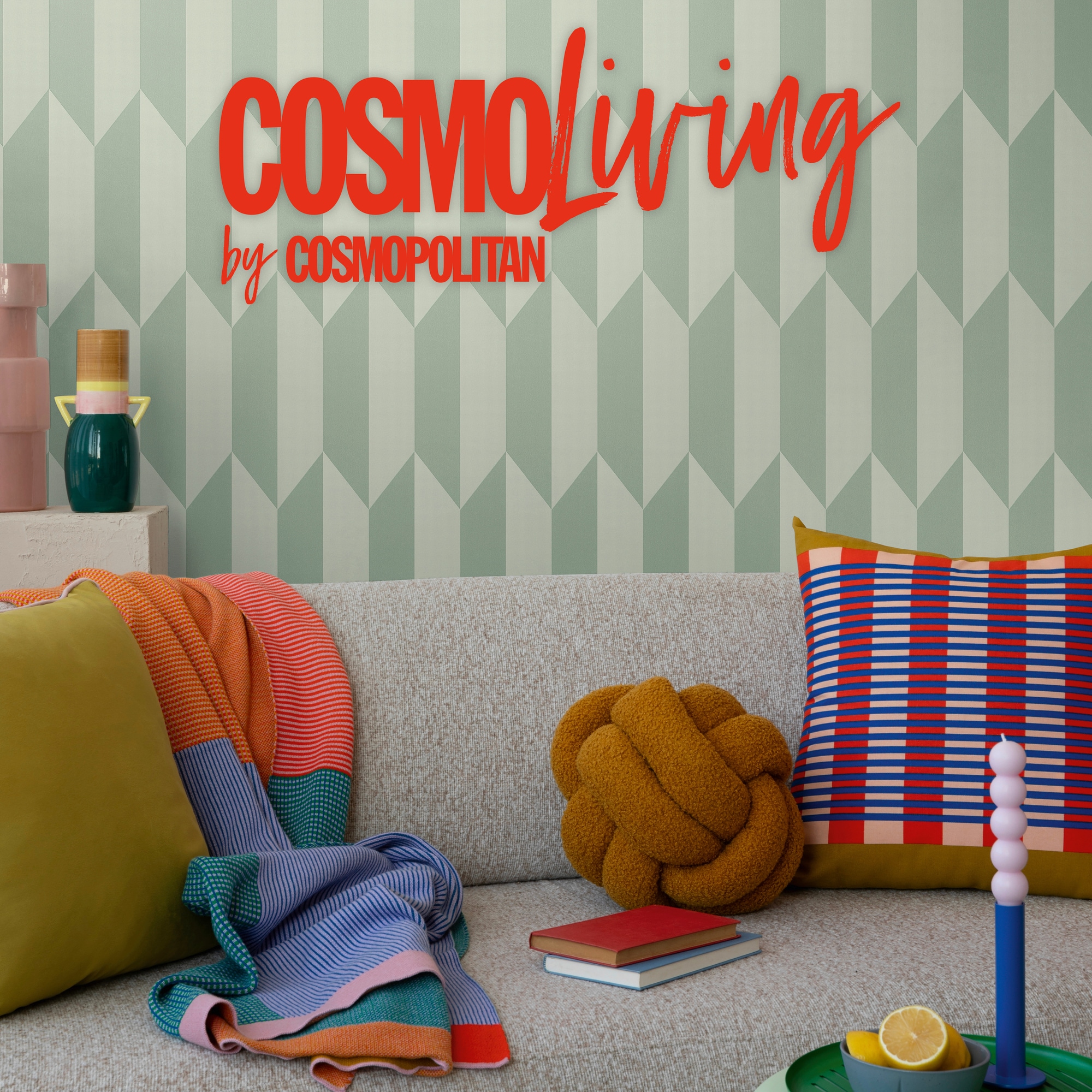 CosmoLiving by Cosmopolitan Vliestapete »Graphic Groove-Playful Tapete« glänzend strukturiert Geometrisches Design mit modernem 3D-Effekt