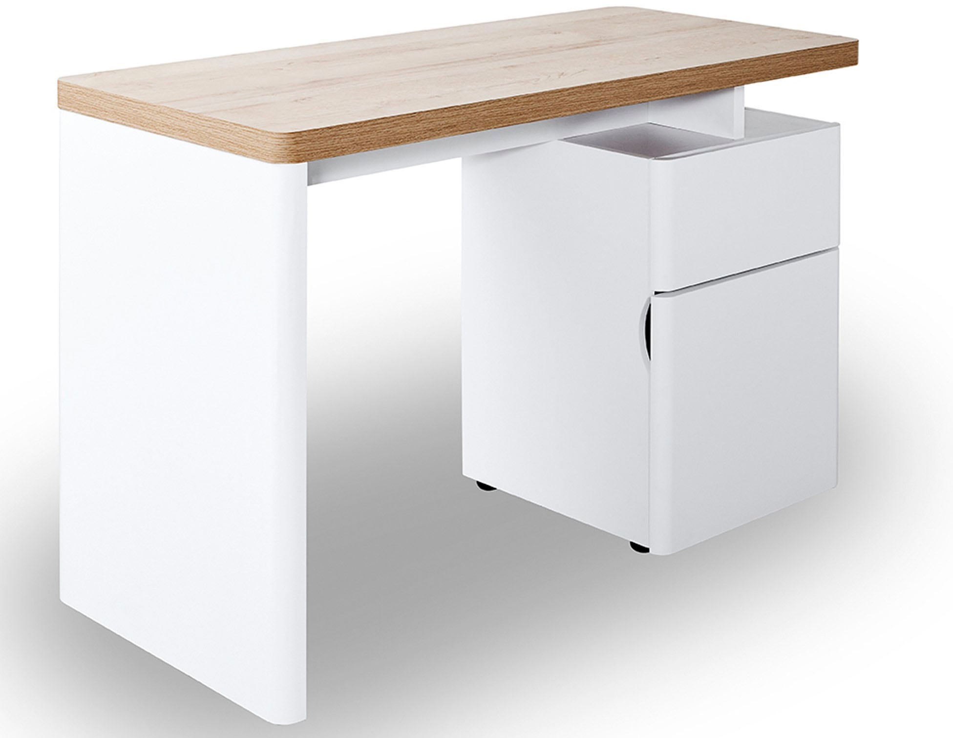 Cu-Libre Computer Desk brown,white