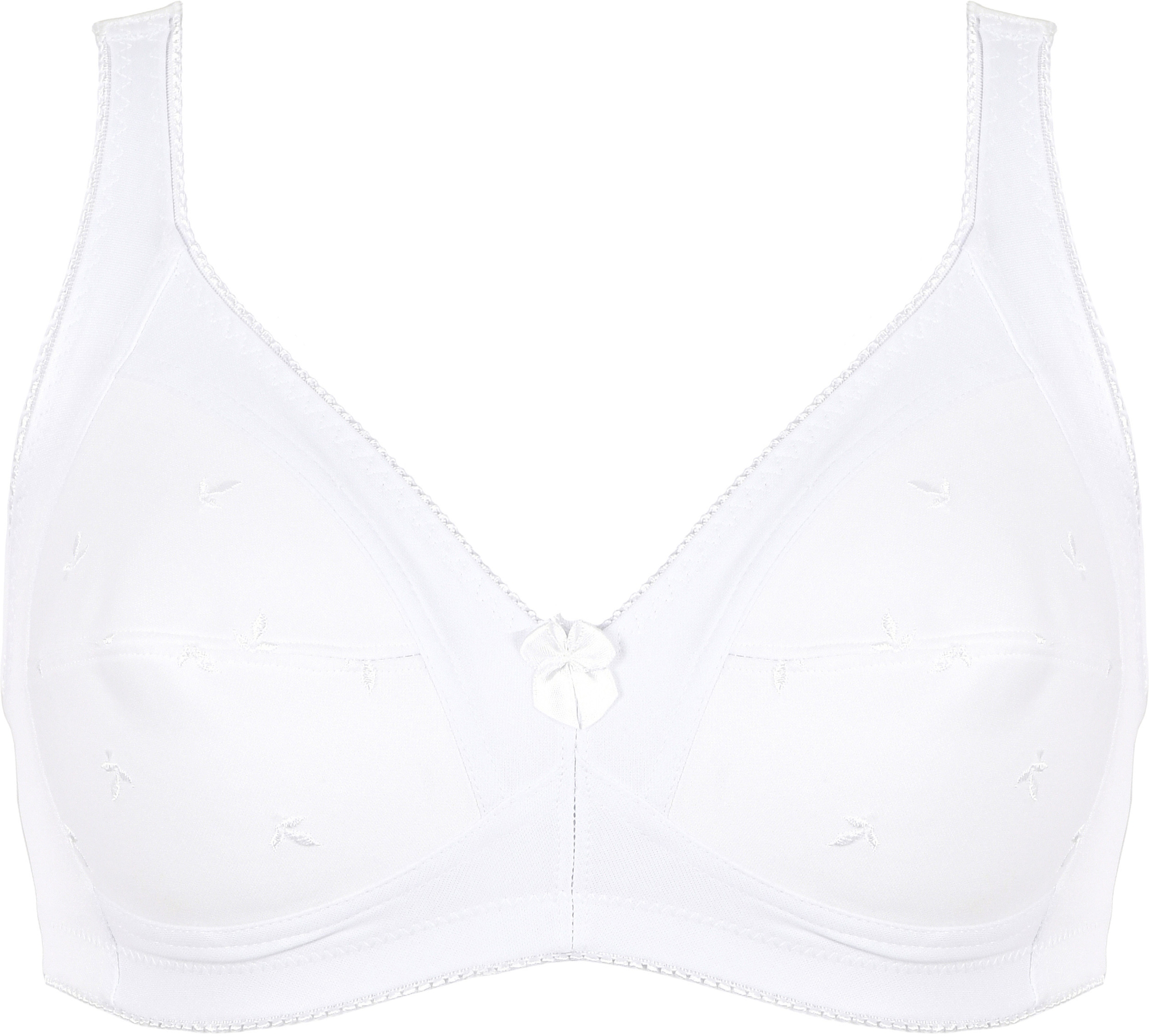 NATURANA Damen Bügelloser BH "Comfort Straps", Gr. 105weiß, Obermaterial: 100% Polyester. Futter: 100% Polyester. Miedereinsatz: 100% Polyester, BHs