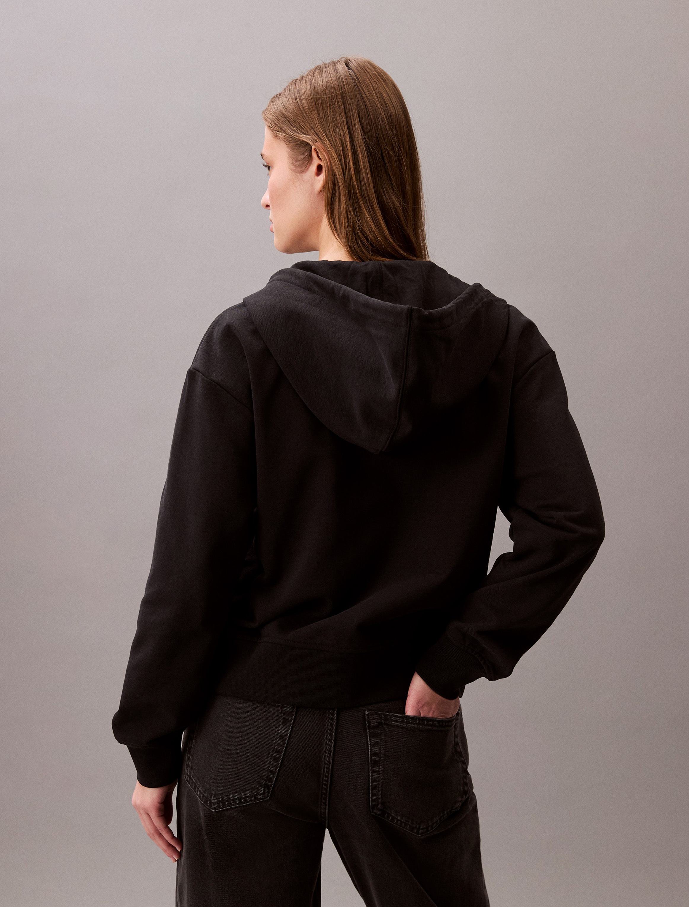 Calvin Klein Jeans Sweatjacke "MNLG FRNCH TRRY FZ B", Mit Rundhalsausschnit günstig online kaufen
