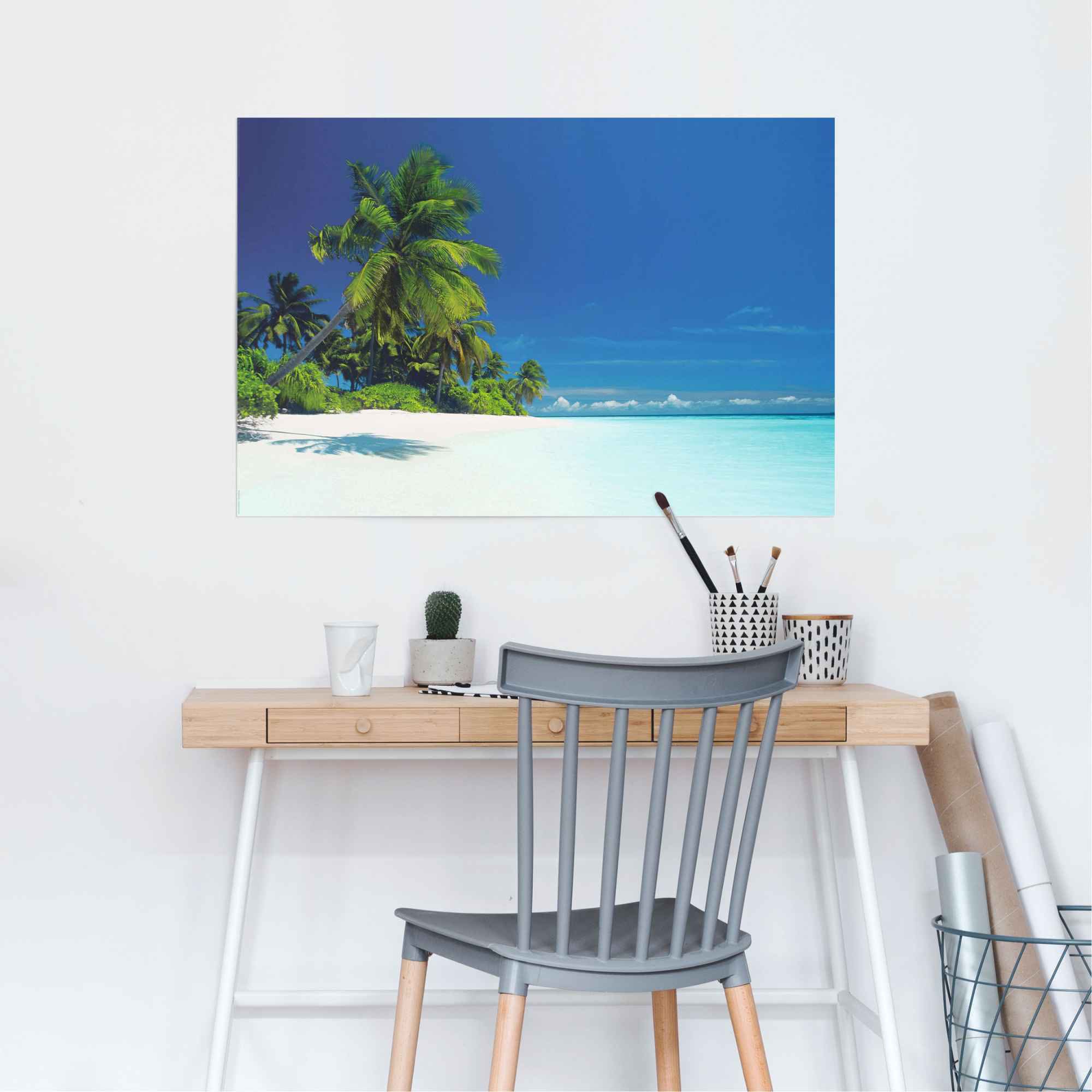 Reinders Poster "Palmenstrand" 1 Stk. tlg. günstig online kaufen