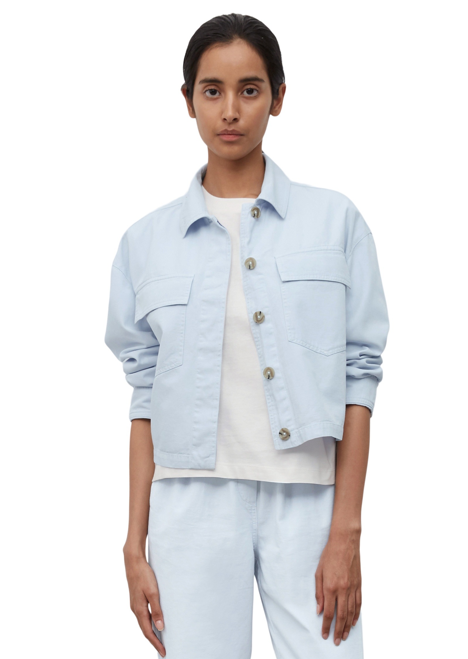 Marc O'Polo Kurzjacke »aus Organic-Cotton-Leinen-Mix«