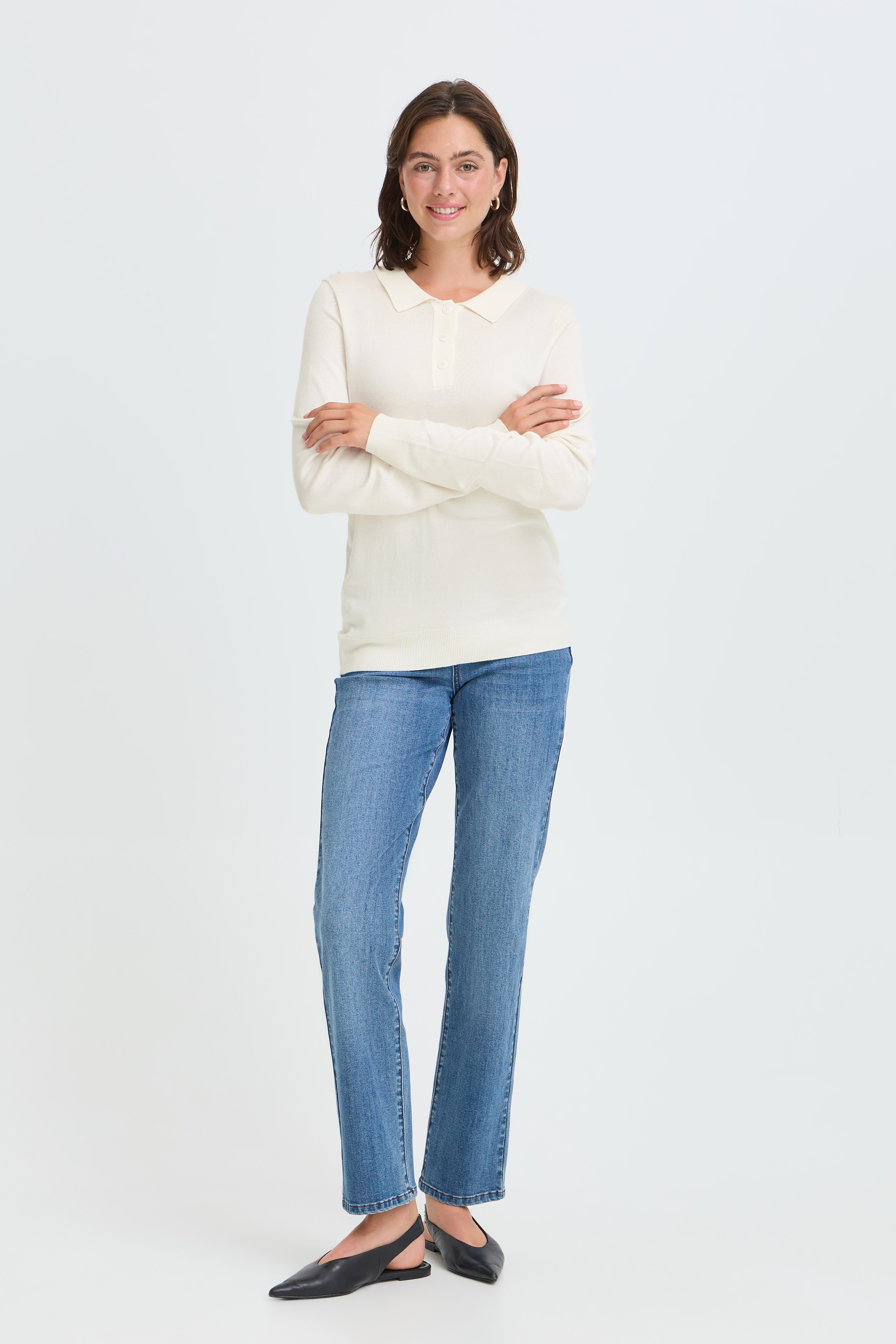 fransa Strickpullover »Damen Langarm FRMARANI«
