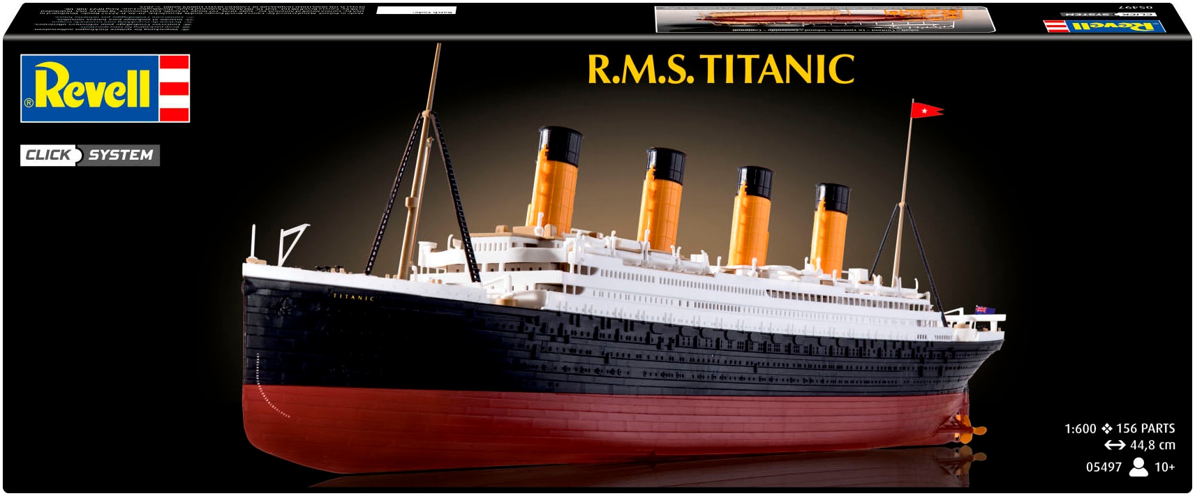 Revell® Modellbausatz »Click System, R.M.S. Titanic«, 1:600, Made in Europe