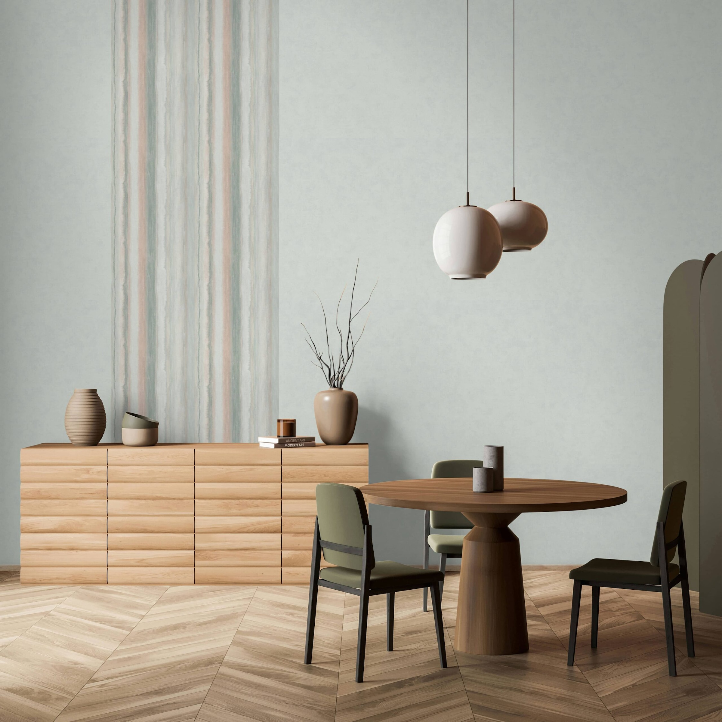 Marburg Vliestapete »Farbwelten« unifarben mit Farbeinsatz moderne Tapete für Wohnzimmer Schlafzimmer Küche