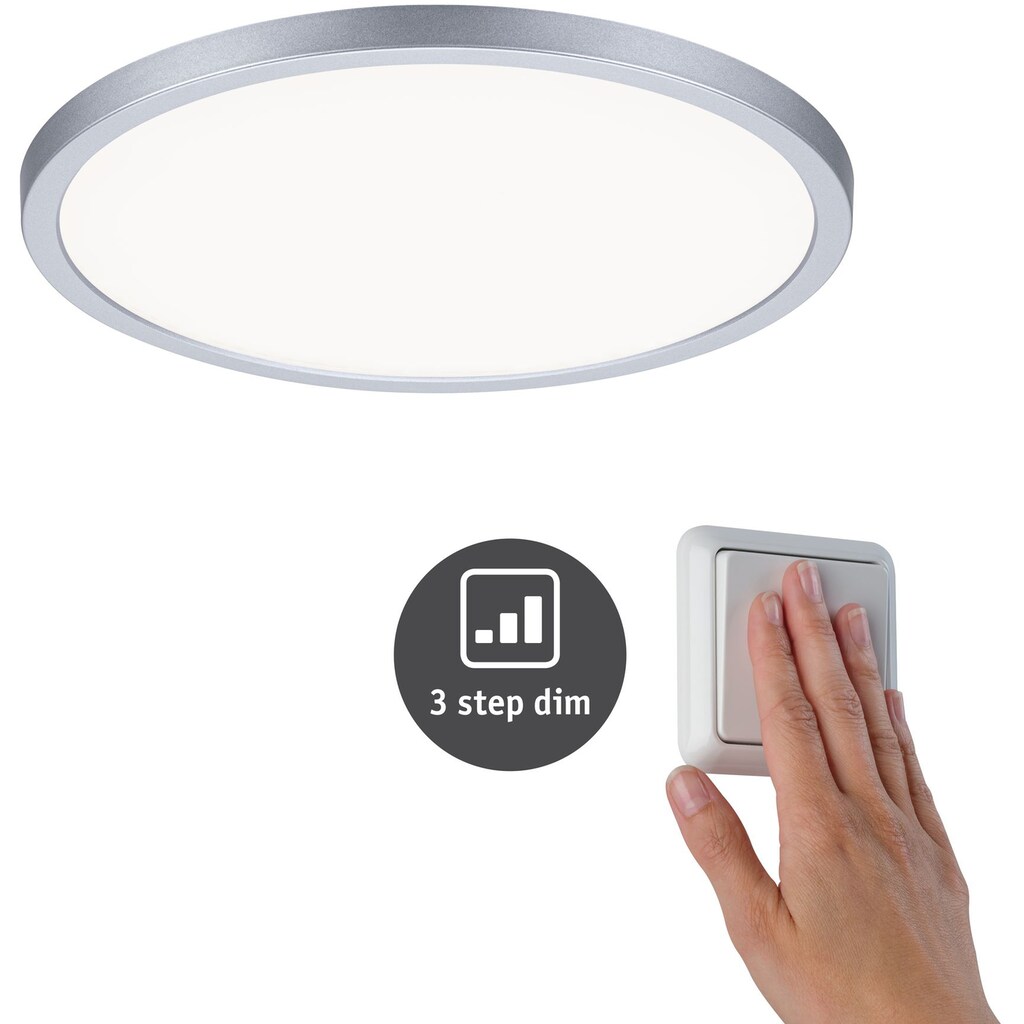 Paulmann LED Bad-Einbauleuchte »Areo«, Schutzart IP44, 3-Stufen-dimmbar, Ø 23 cm, inkl. LED Leuchtmittel