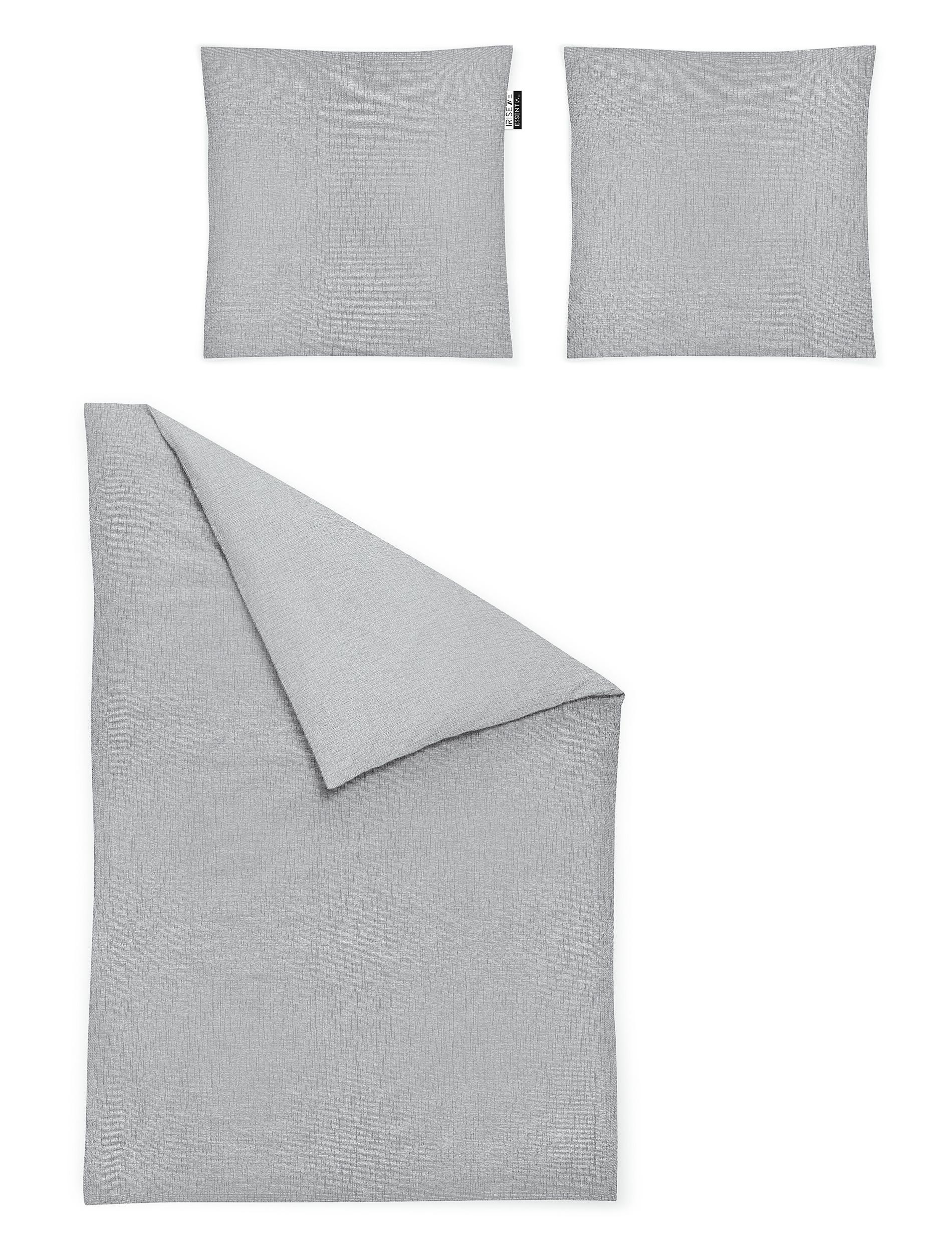 Irisette Bettwäsche "Carla in Gr. 135x200, 155x220 oder 200x200 cm" 3 Stk. Bettwäsche aus Baumwolle, Bettwäsche mit Reißverschluss