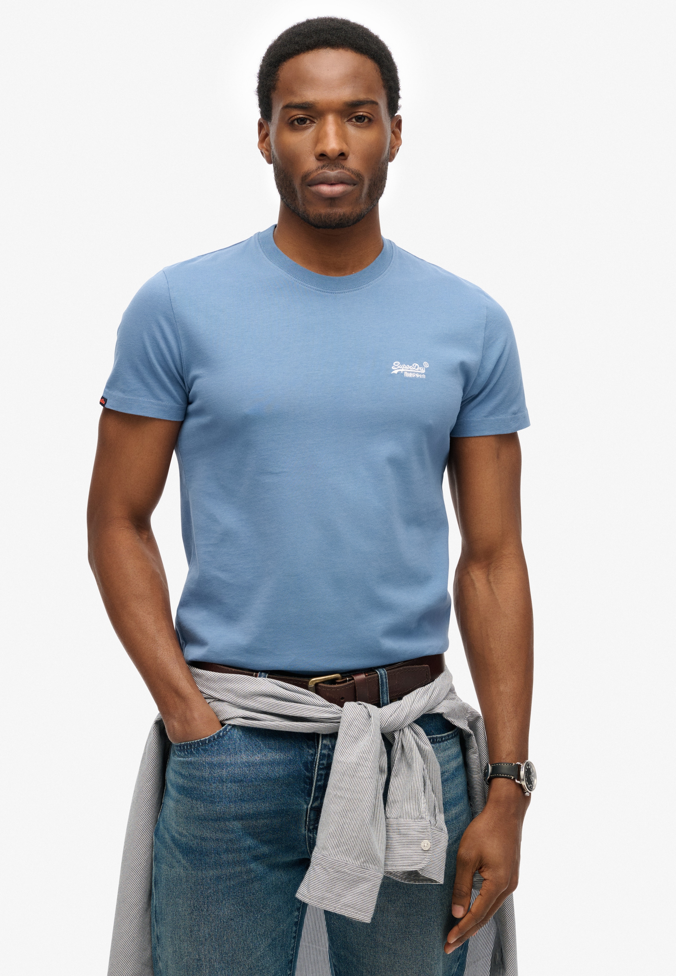 Superdry Rundhalsshirt "ESSENTIAL LOGO EMB TEE" günstig online kaufen