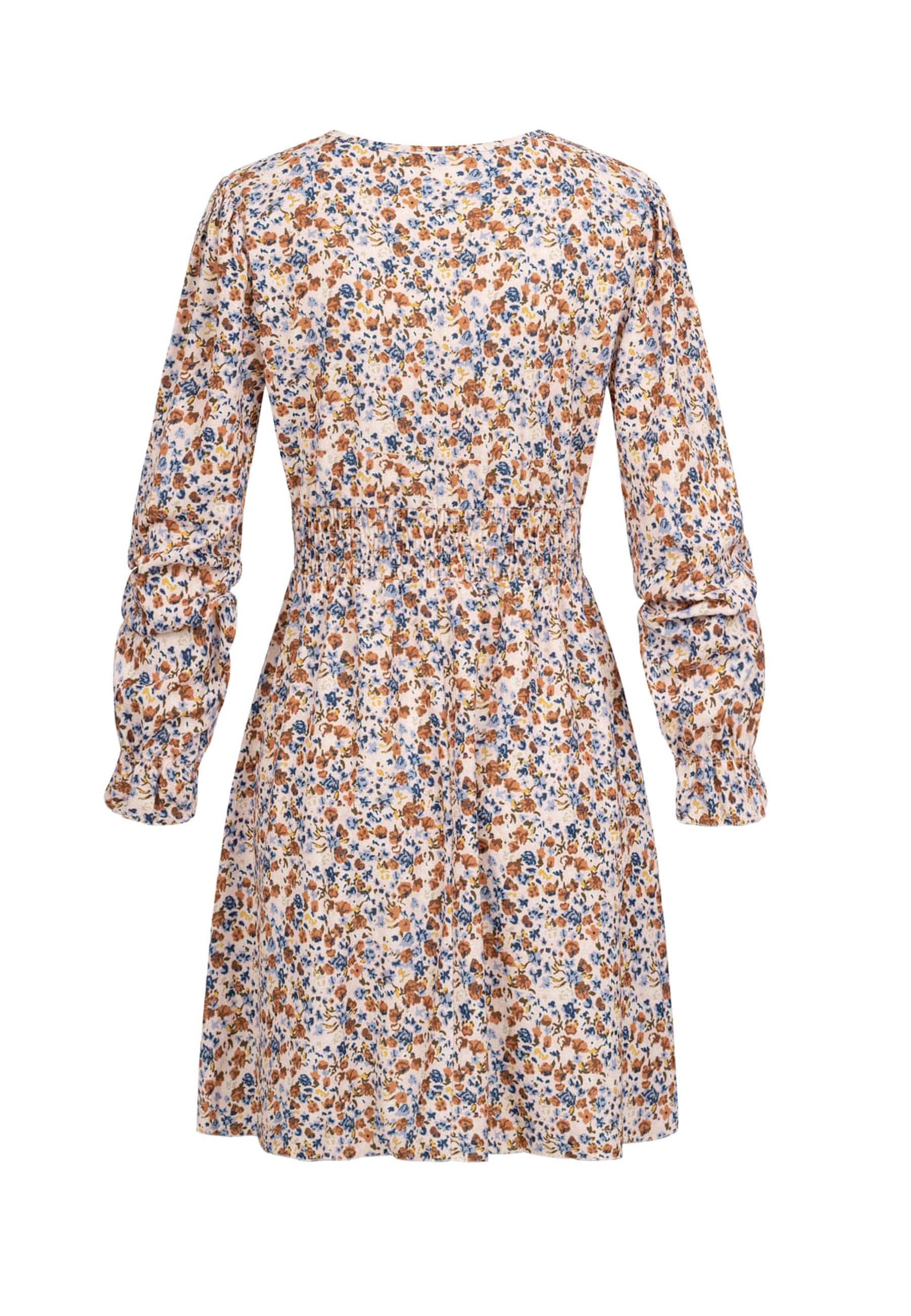 CLOUD 5IVE Shirtkleid "CLOUD 5IVE Langarm Kleid mit Blumen Print" 1 Stk. tl günstig online kaufen