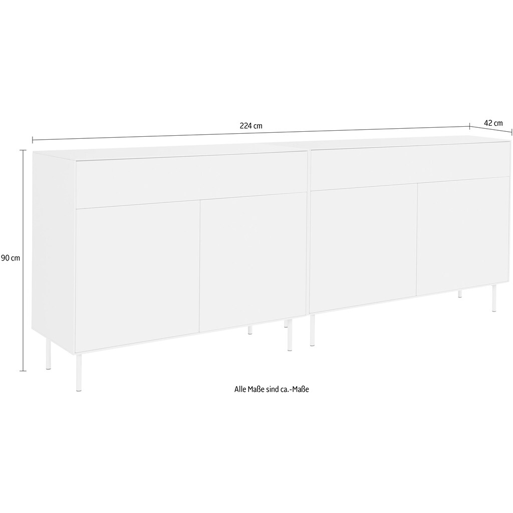 LeGer Home by Lena Gercke Sideboard »Essentials«, (2 St.)