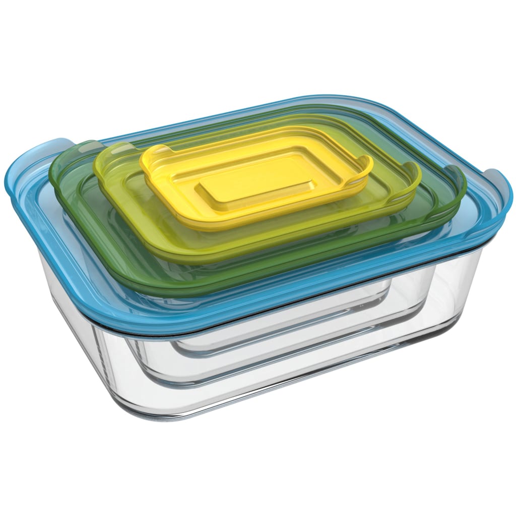 Joseph Joseph Auflaufform »Nest Storage«, Glas, (4 St.)