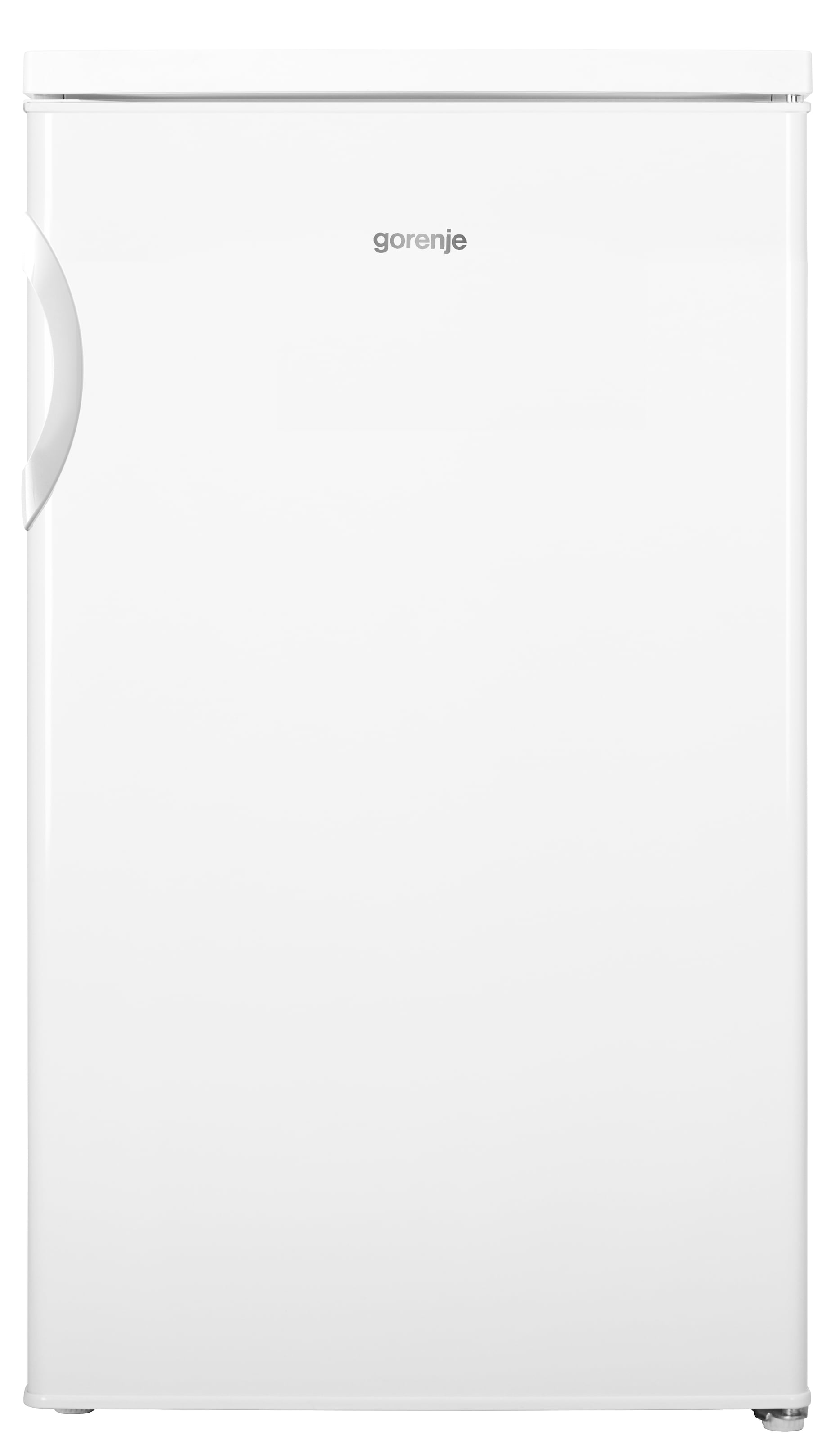 GORENJE Table Top Kühlschrank "RB49CPW", B:56cm H:84,5cm T:59,8cm, silber, Kühlschränke, Energieeffizienzklasse C