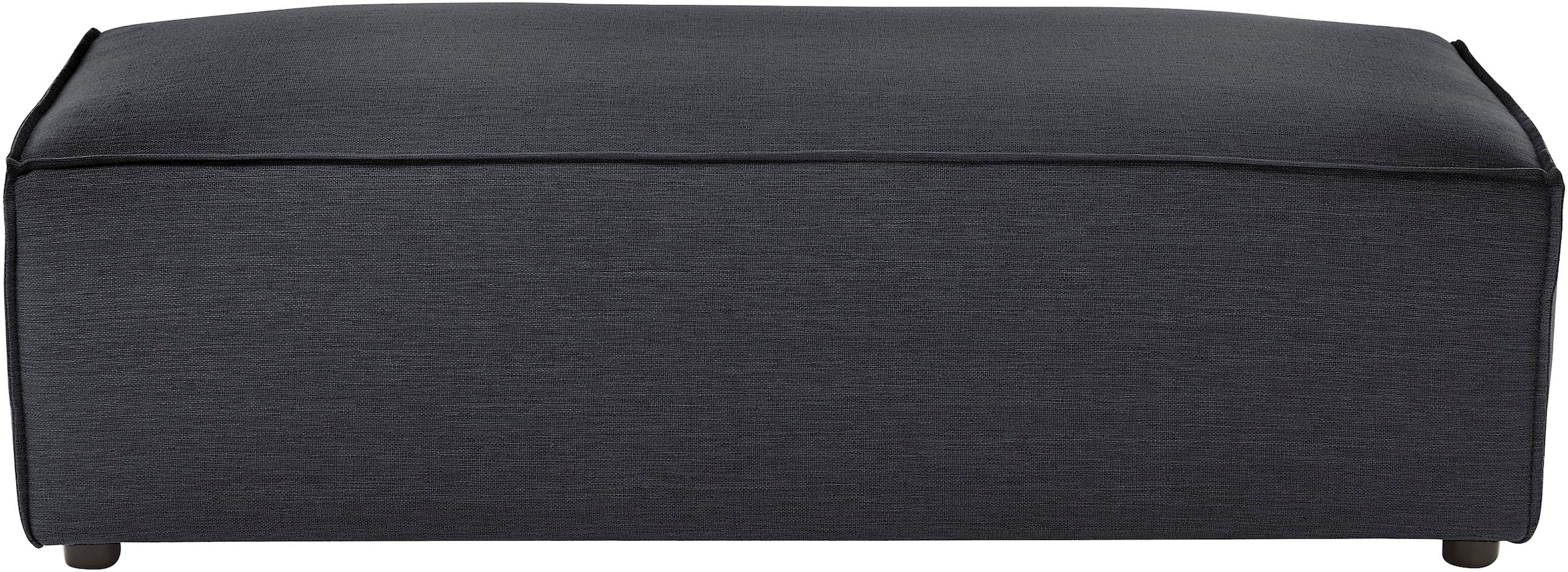 OTTO home Hocker »NEU: SHERWOOD XXL, Polsterhocker, Cord, Webstoff« rechteckig, bequemer Sitzkomfort, 130/60/44 cm, Krokodilverbinder