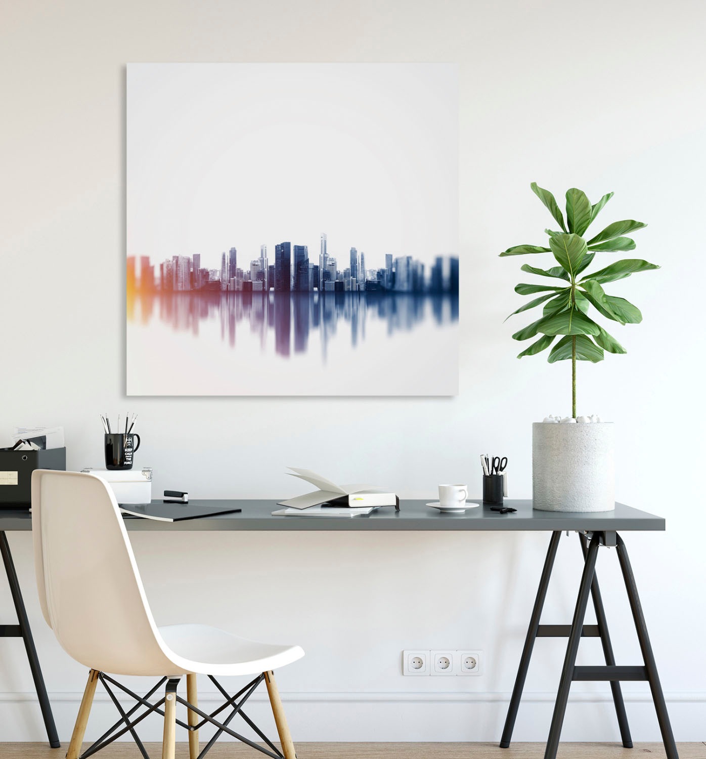 queence Acrylglasbild "Skyline", Skyline-Gebäude-Städte, Fine Art-Print in günstig online kaufen