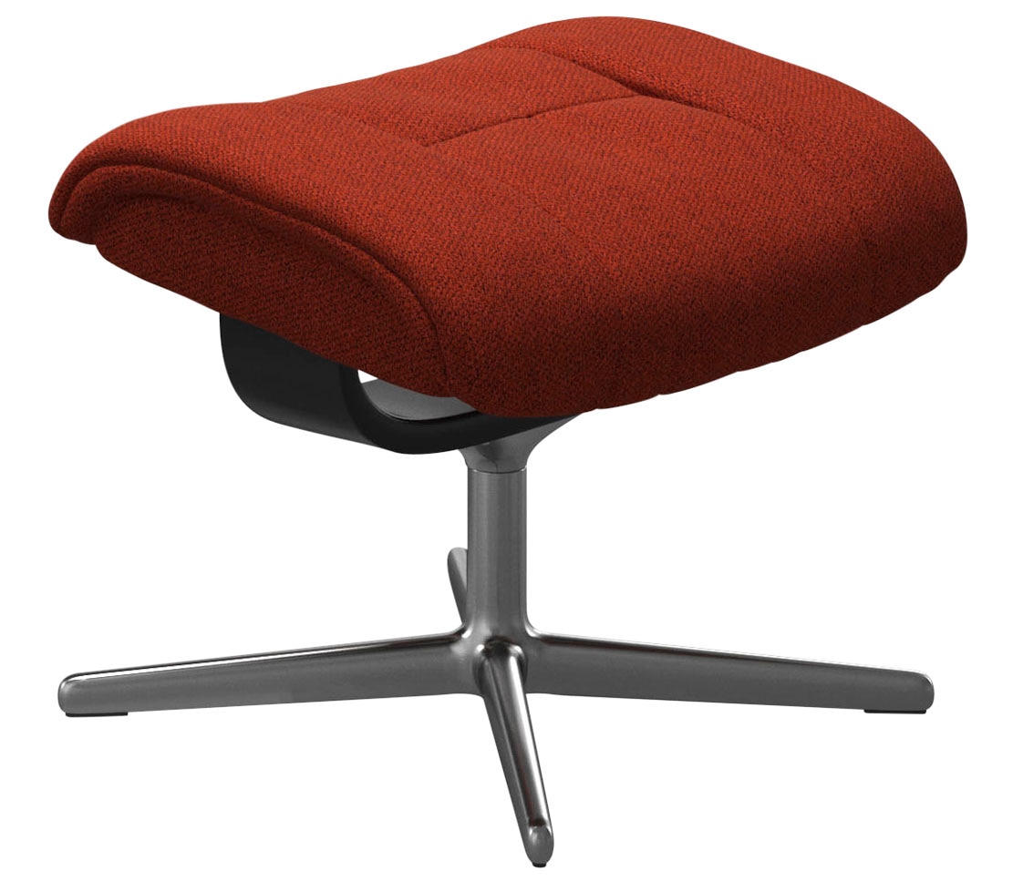 Stressless Fußhocker "Mayfair", mit Cross Base, Größe S, M & L, Holzakzent Schwarz