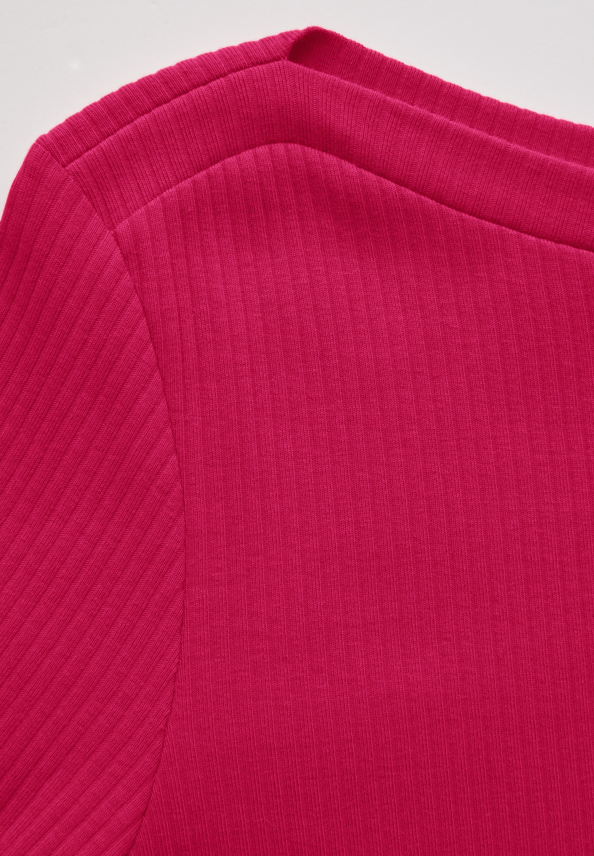 STREET ONE Langarmshirt, mit Rippstruktur